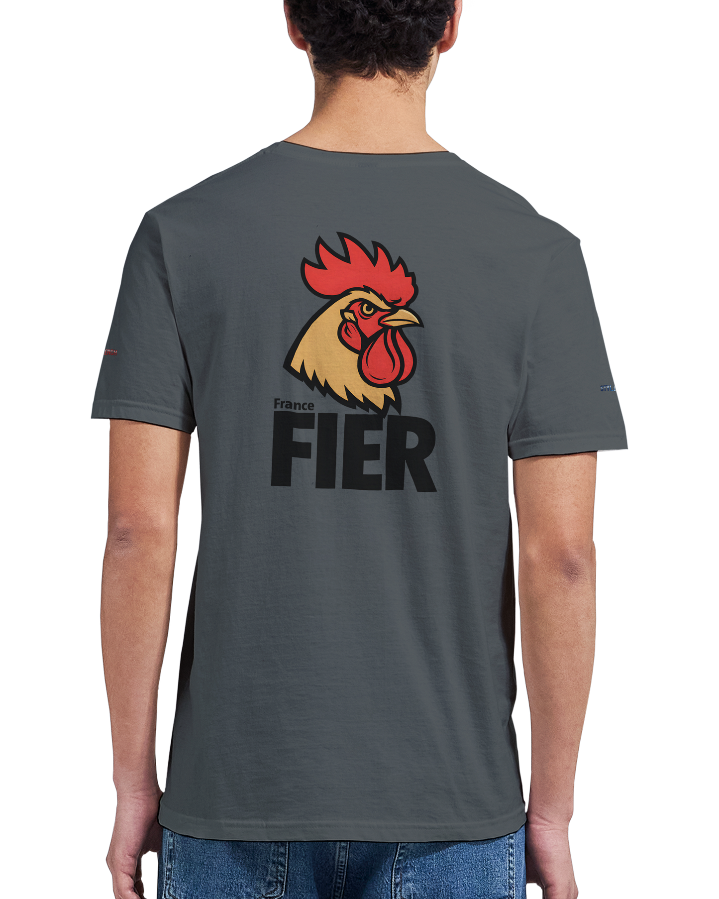 T-Shirt Herren Frankreich stolz klassischer Rundhalsausschnitt | Gildan® 64000
