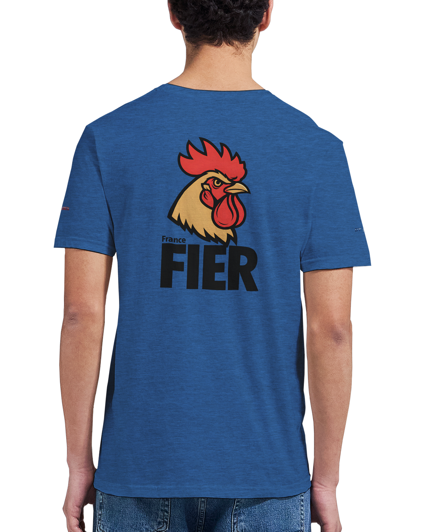 T-Shirt Herren Frankreich stolz klassischer Rundhalsausschnitt | Gildan® 64000
