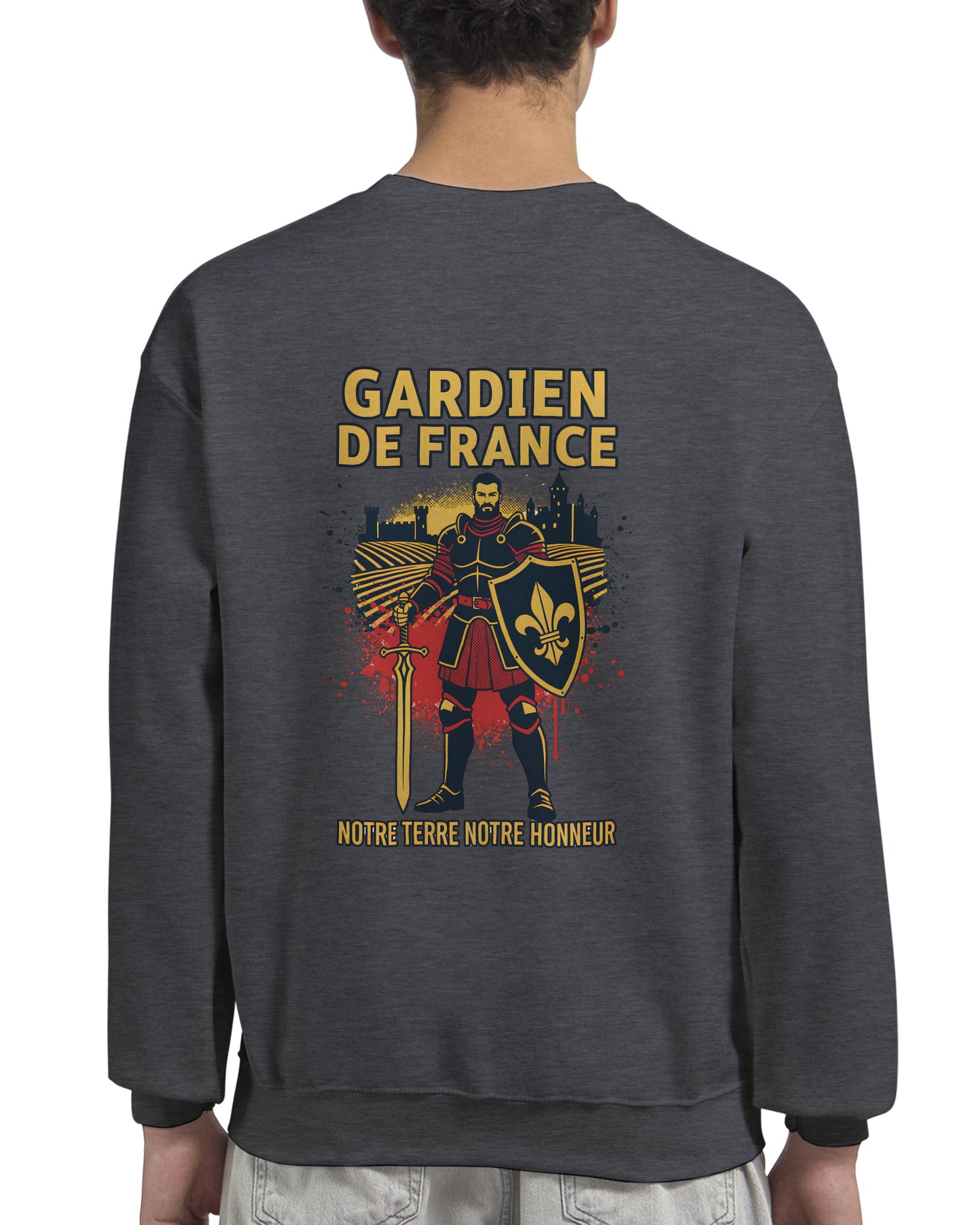 Men's France Goalkeeper Classic Crewneck Sweatshirt | Gildan® 18000