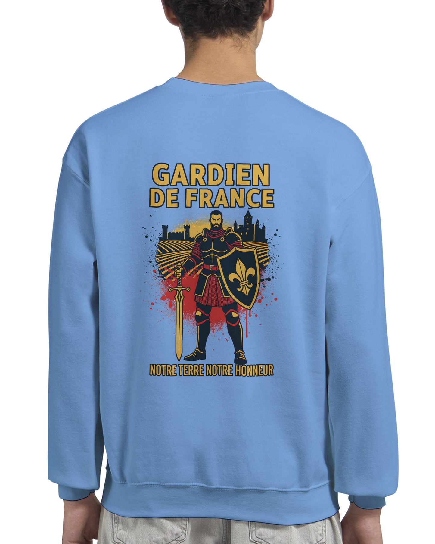 Men's France Goalkeeper Classic Crewneck Sweatshirt | Gildan® 18000
