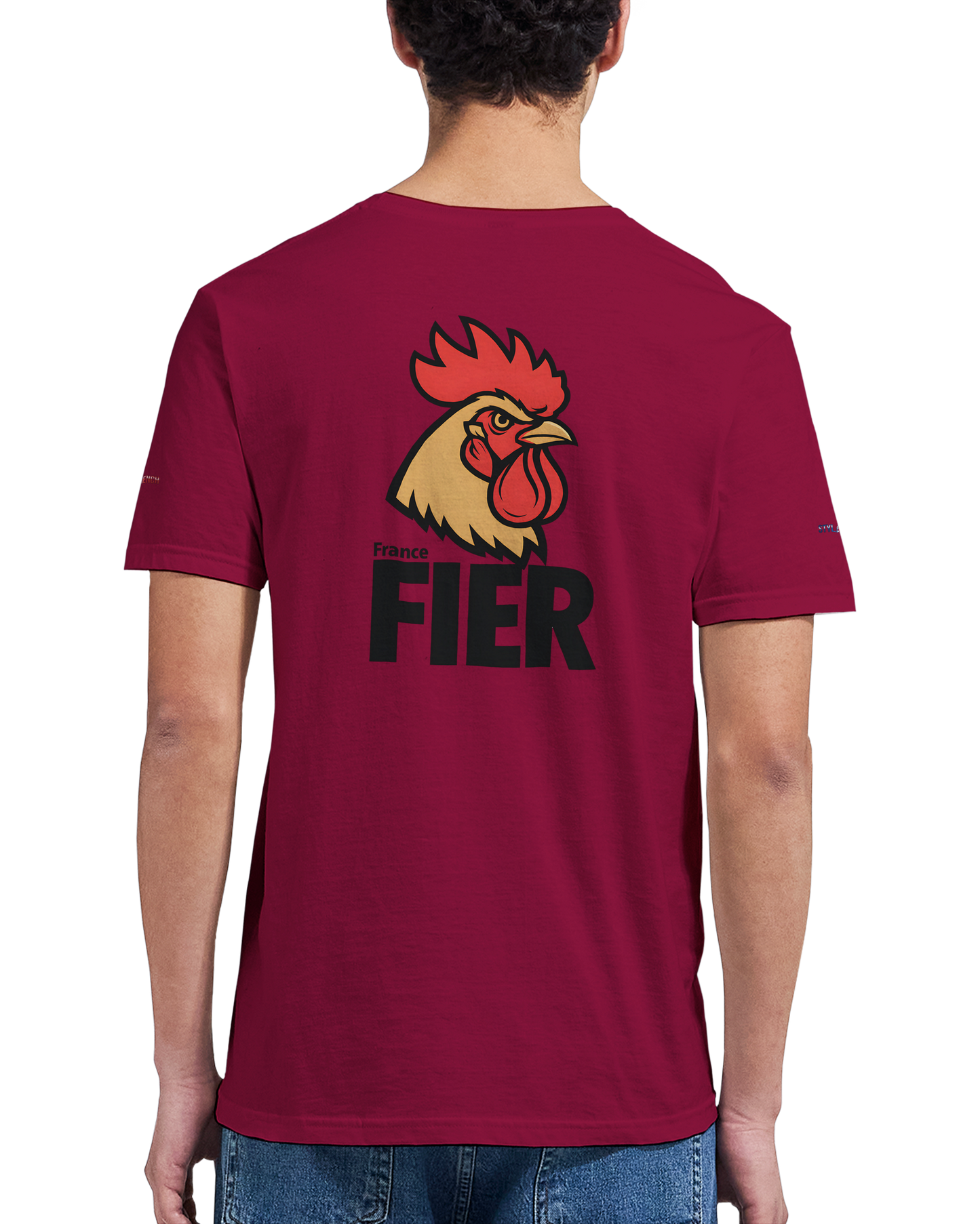 T-Shirt Herren Frankreich stolz klassischer Rundhalsausschnitt | Gildan® 64000