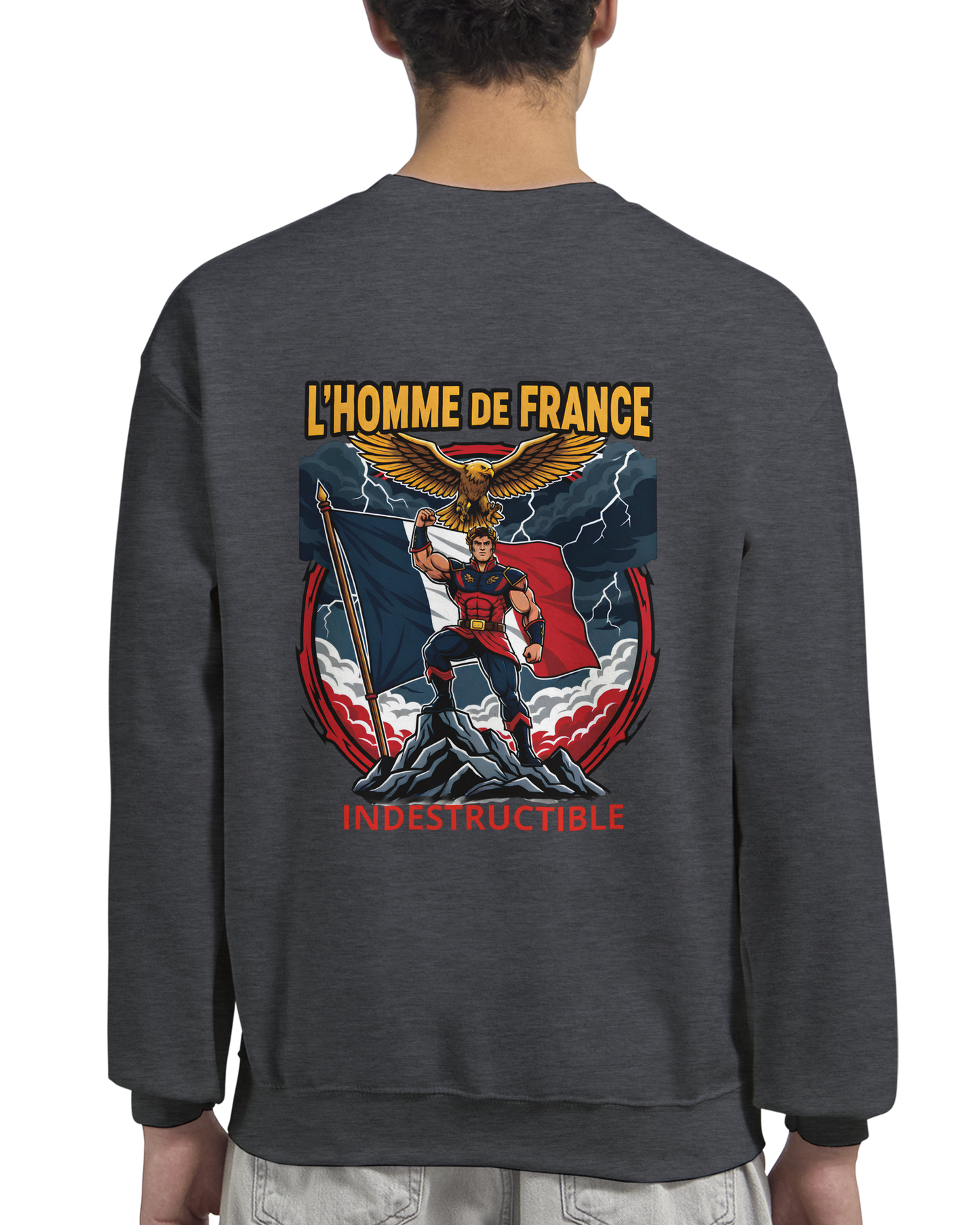Men's French Classic Crewneck Sweatshirt | Gildan® 18000