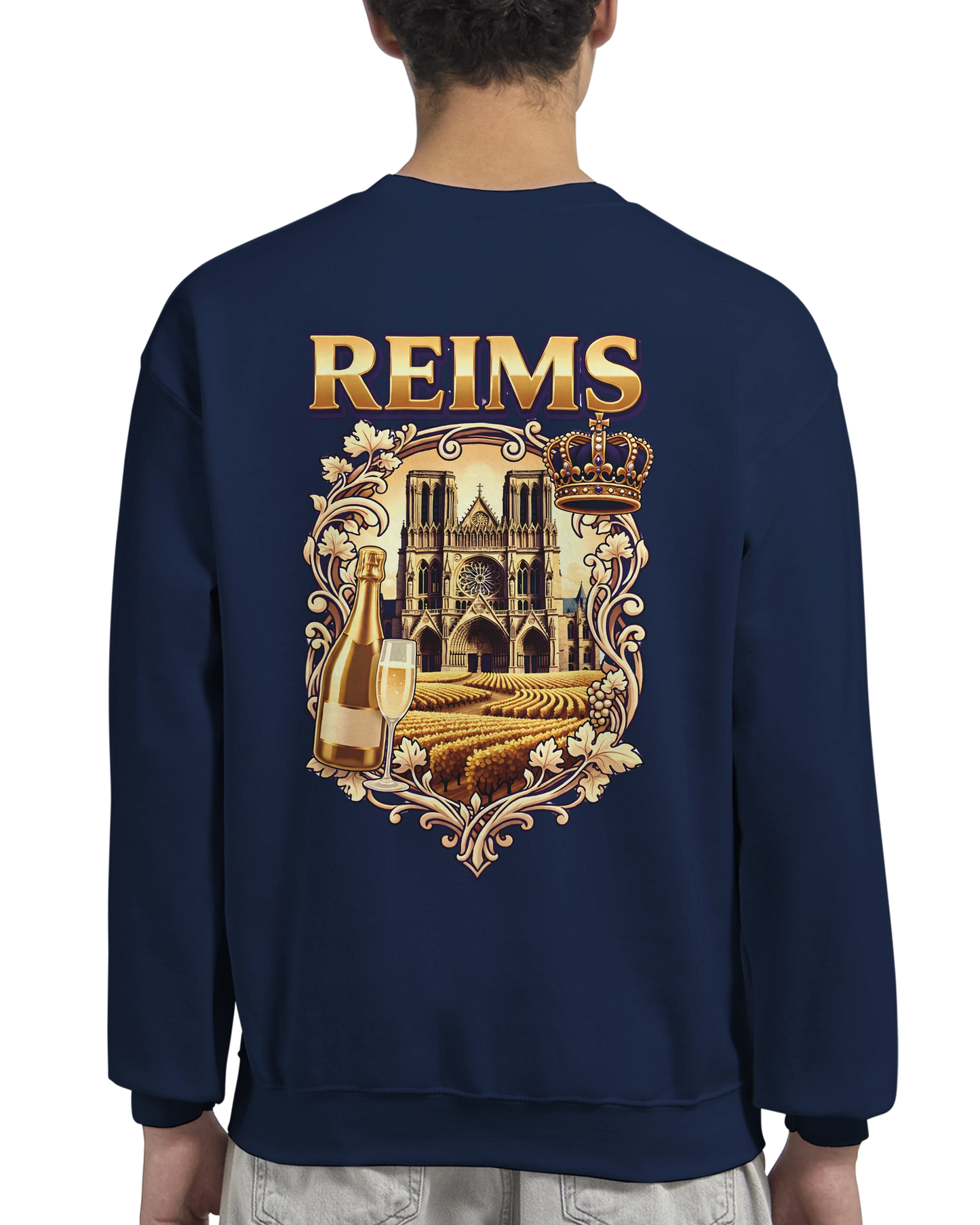 Sweat-shirt Reims Ville de France – Unisexe, Confort Classique