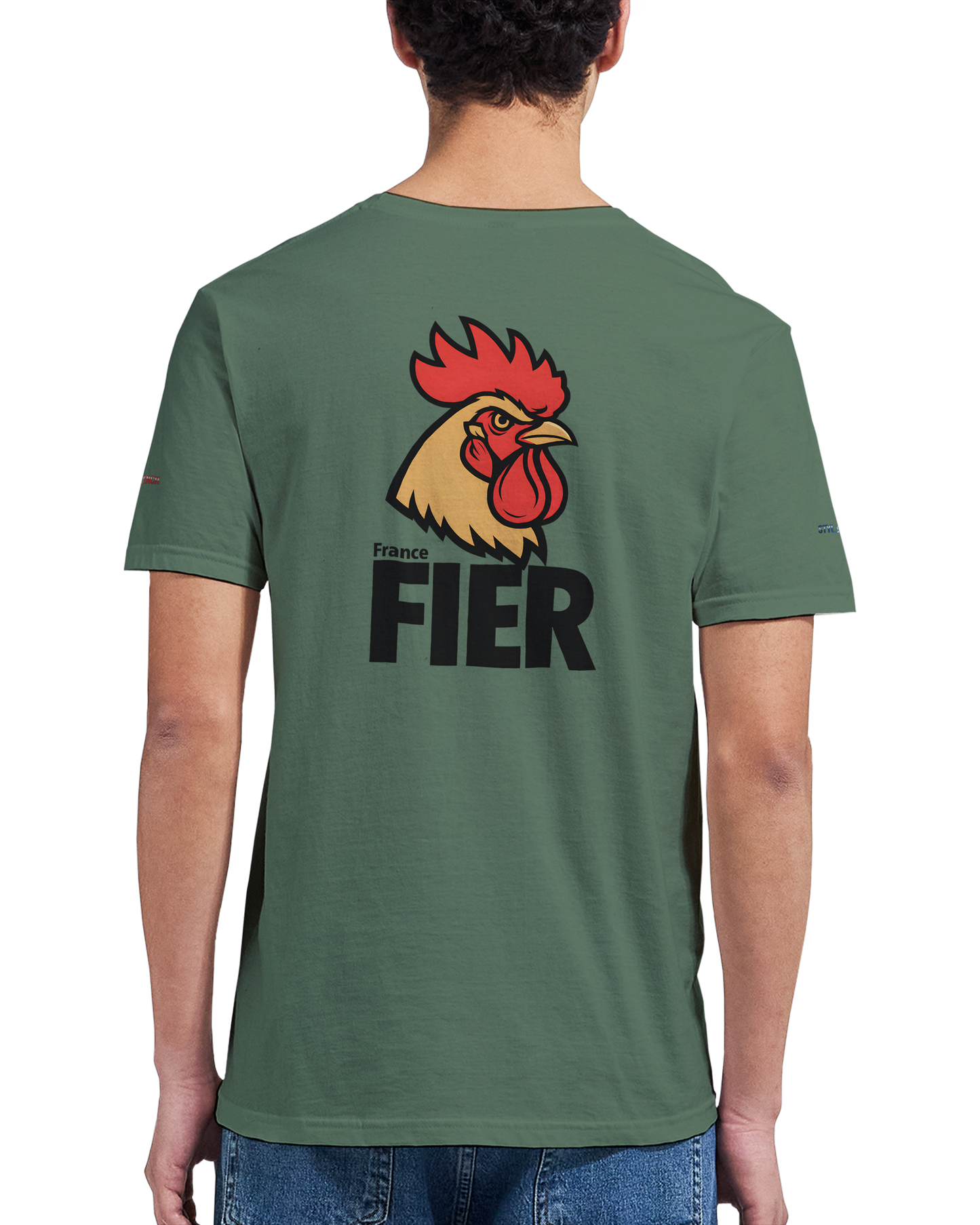 T-Shirt Herren Frankreich stolz klassischer Rundhalsausschnitt | Gildan® 64000