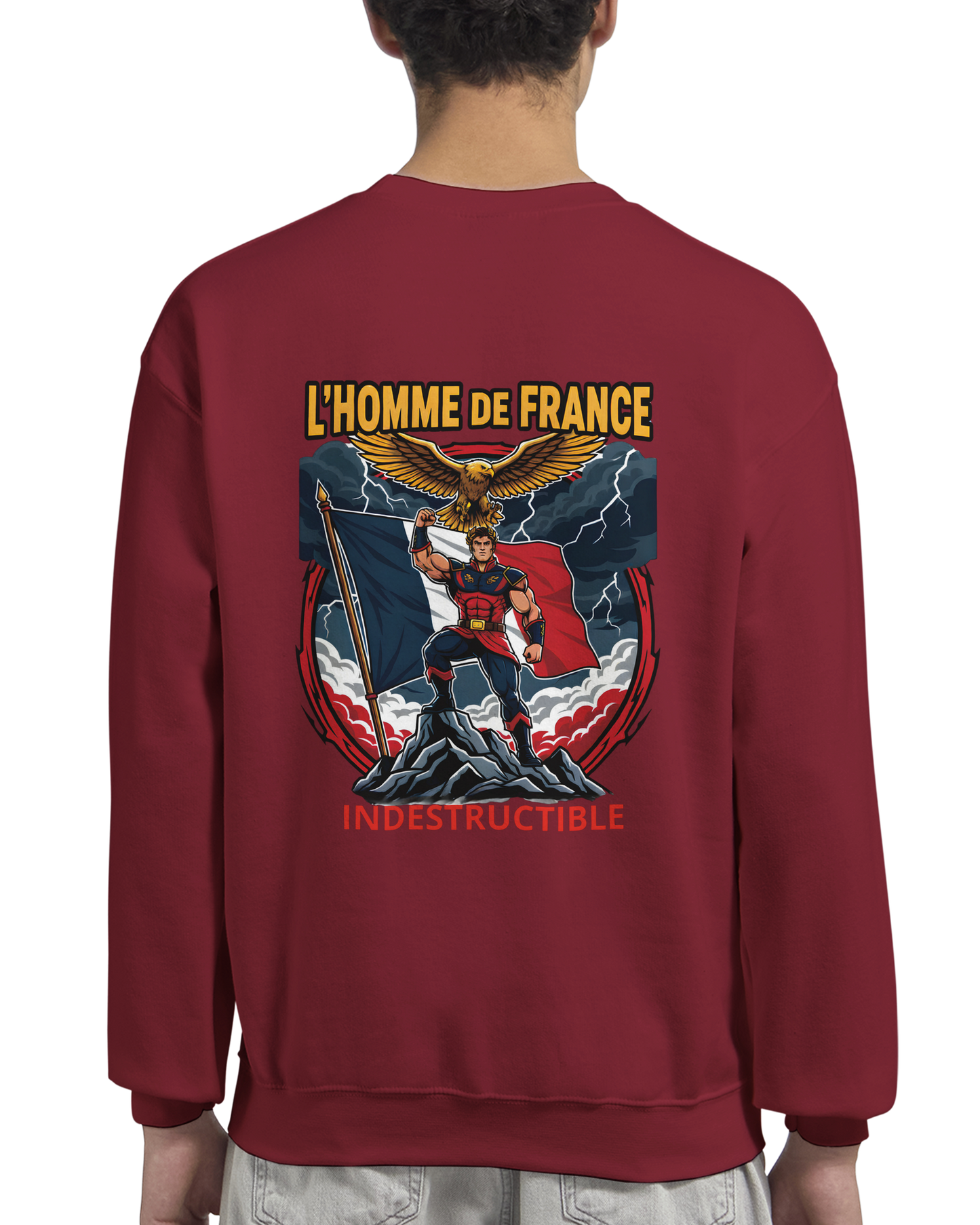 Men's French Classic Crewneck Sweatshirt | Gildan® 18000
