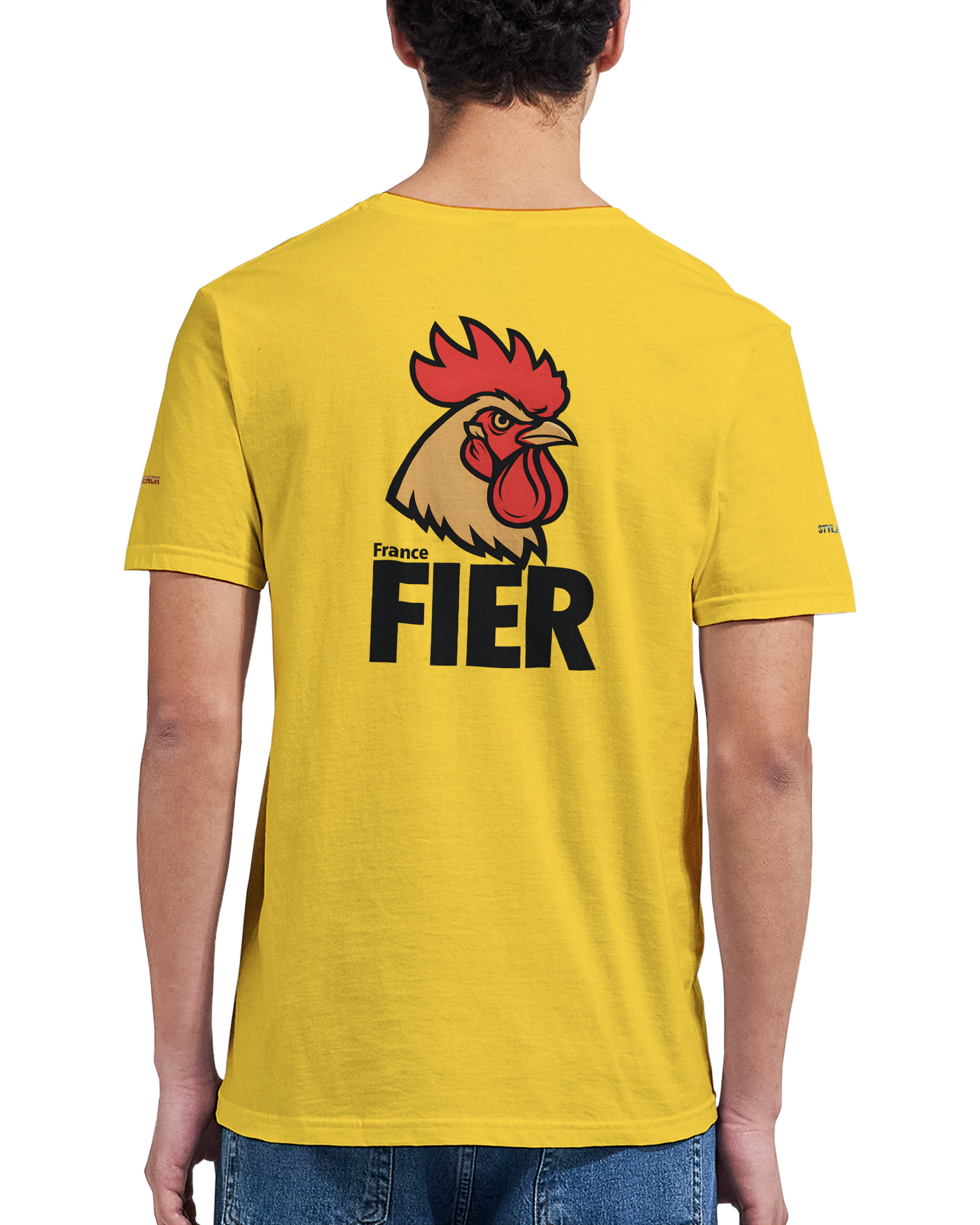 T-Shirt Herren Frankreich stolz klassischer Rundhalsausschnitt | Gildan® 64000