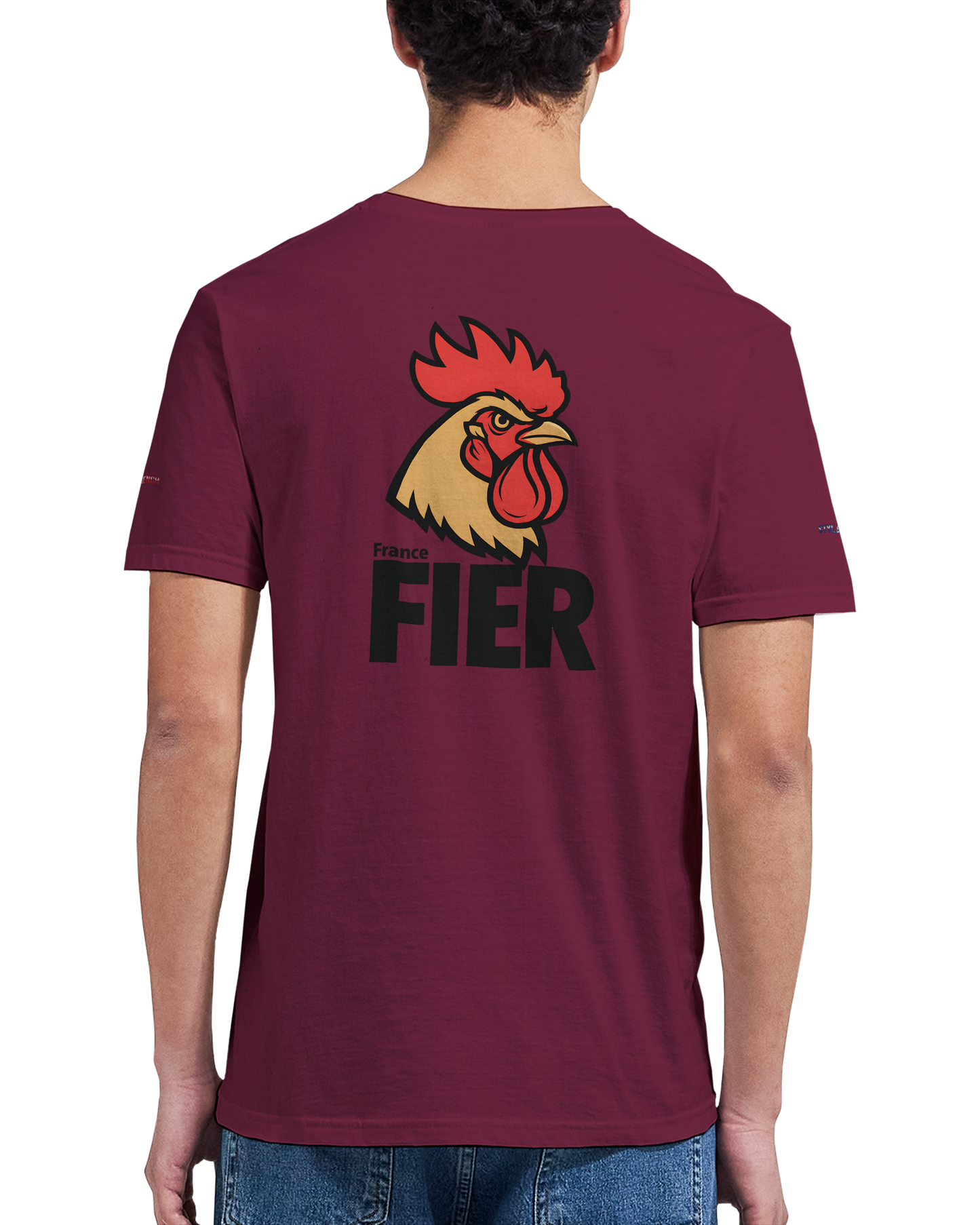 T-Shirt Herren Frankreich stolz klassischer Rundhalsausschnitt | Gildan® 64000