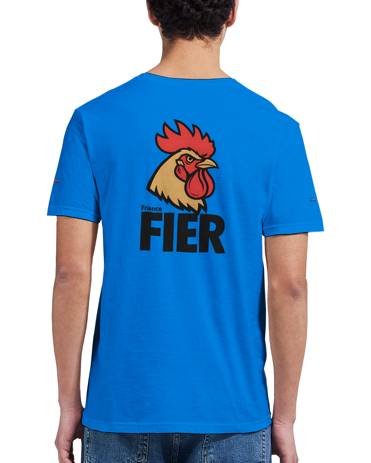 T-Shirt Herren Frankreich stolz klassischer Rundhalsausschnitt | Gildan® 64000