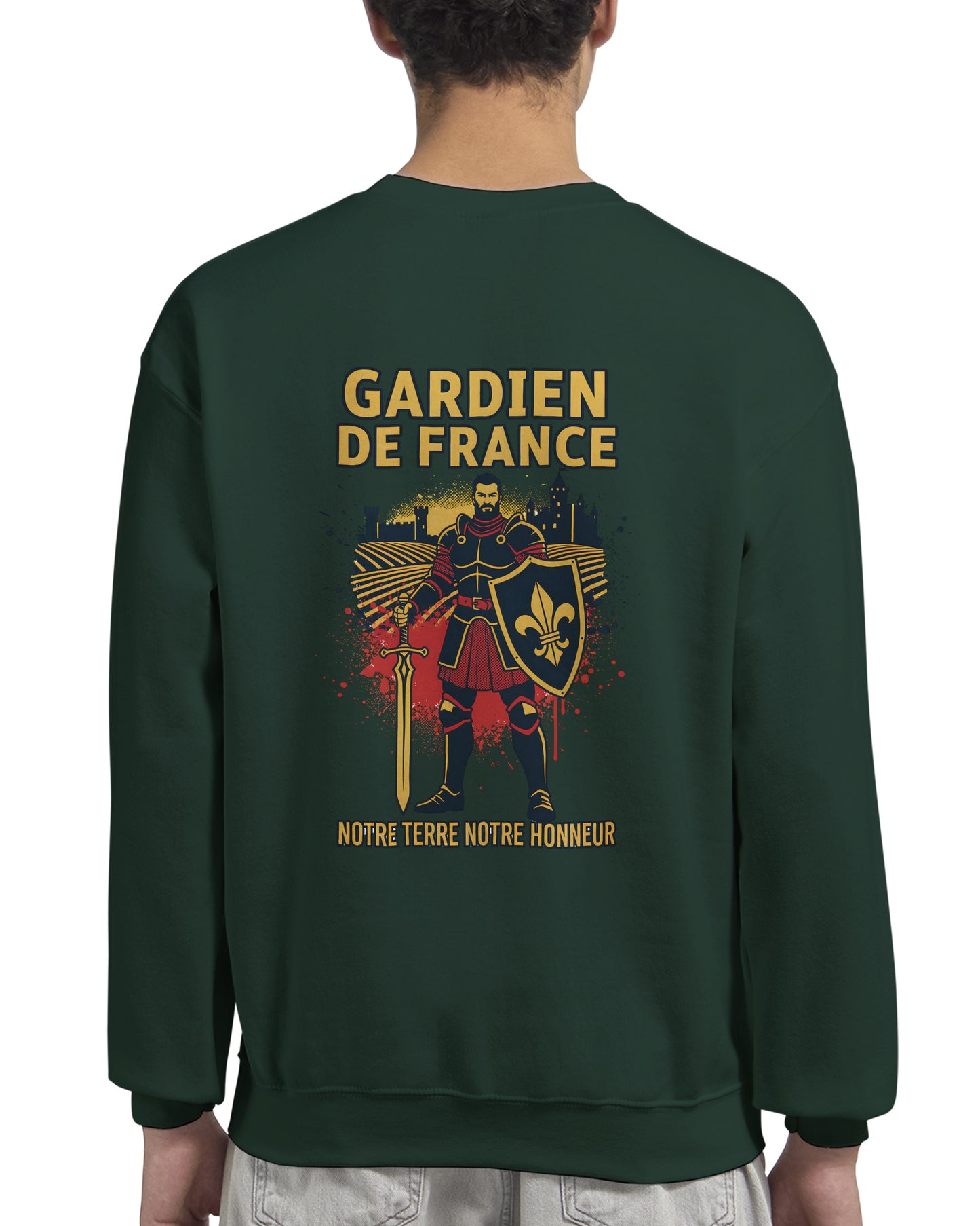 Men's France Goalkeeper Classic Crewneck Sweatshirt | Gildan® 18000