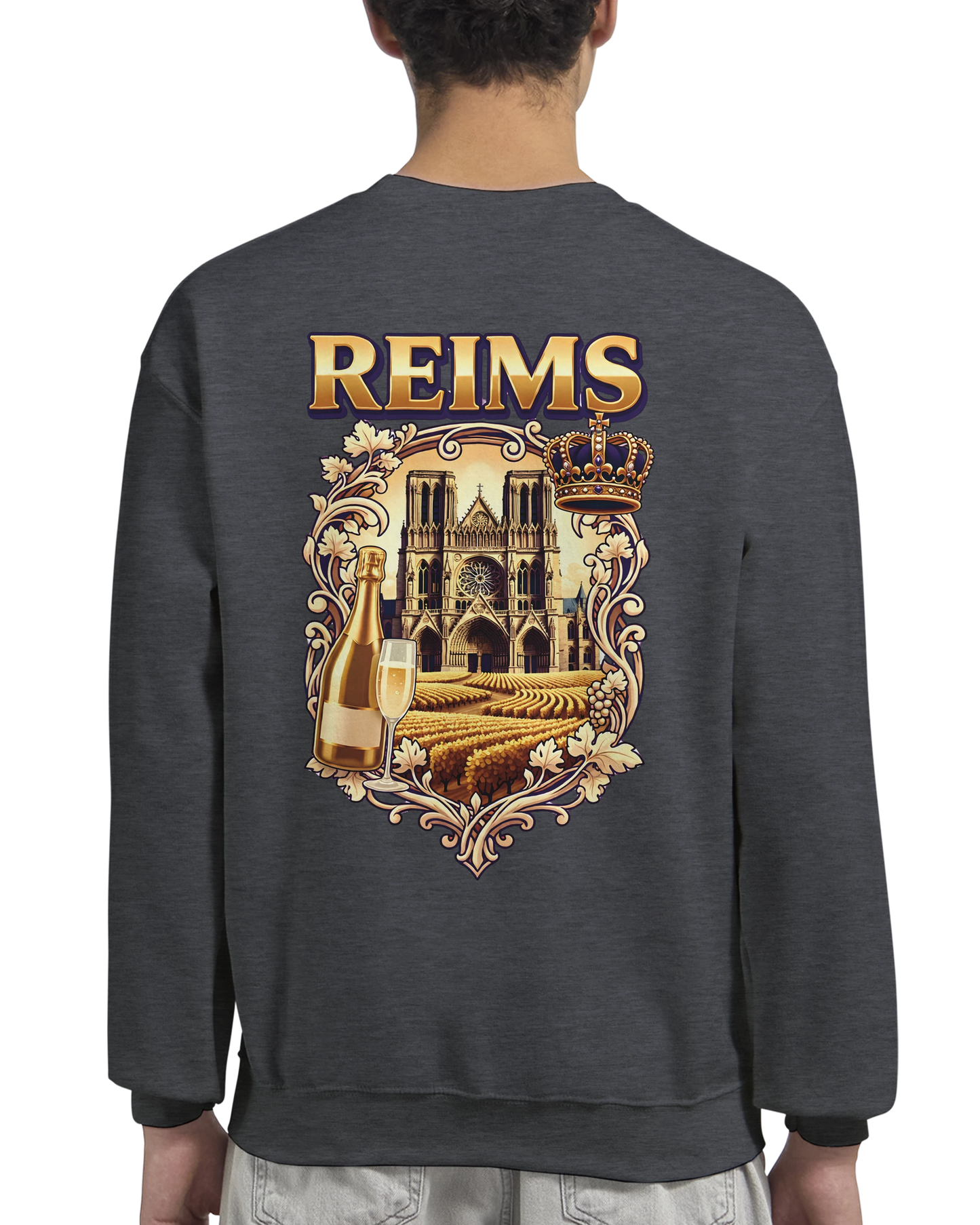 Sweat-shirt Reims Ville de France – Unisexe, Confort Classique