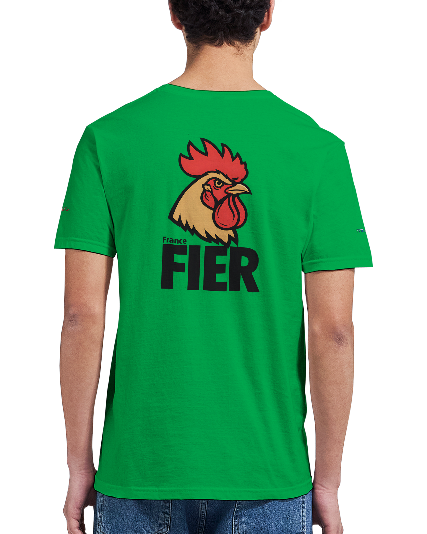 T-Shirt Herren Frankreich stolz klassischer Rundhalsausschnitt | Gildan® 64000