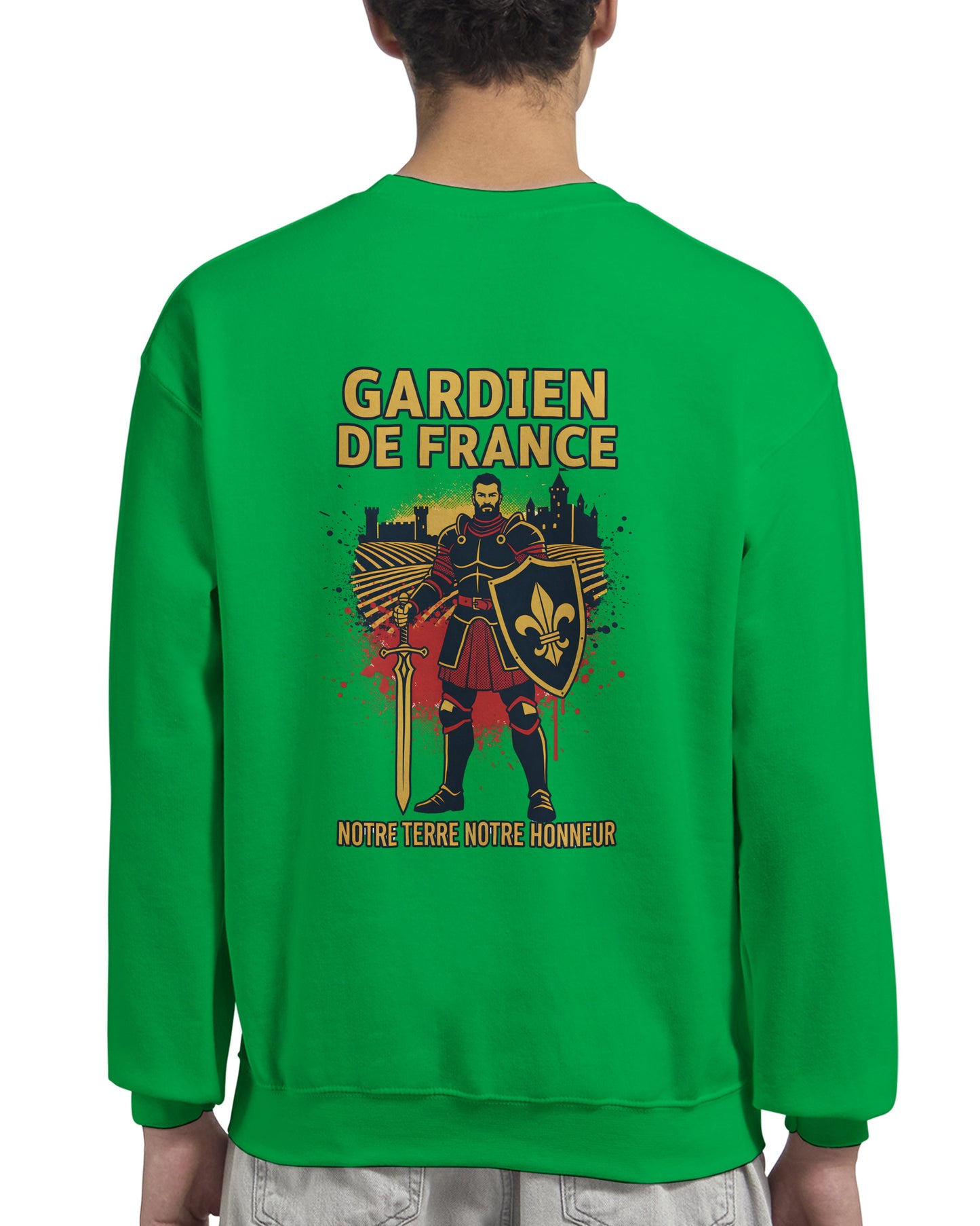 Men's France Goalkeeper Classic Crewneck Sweatshirt | Gildan® 18000