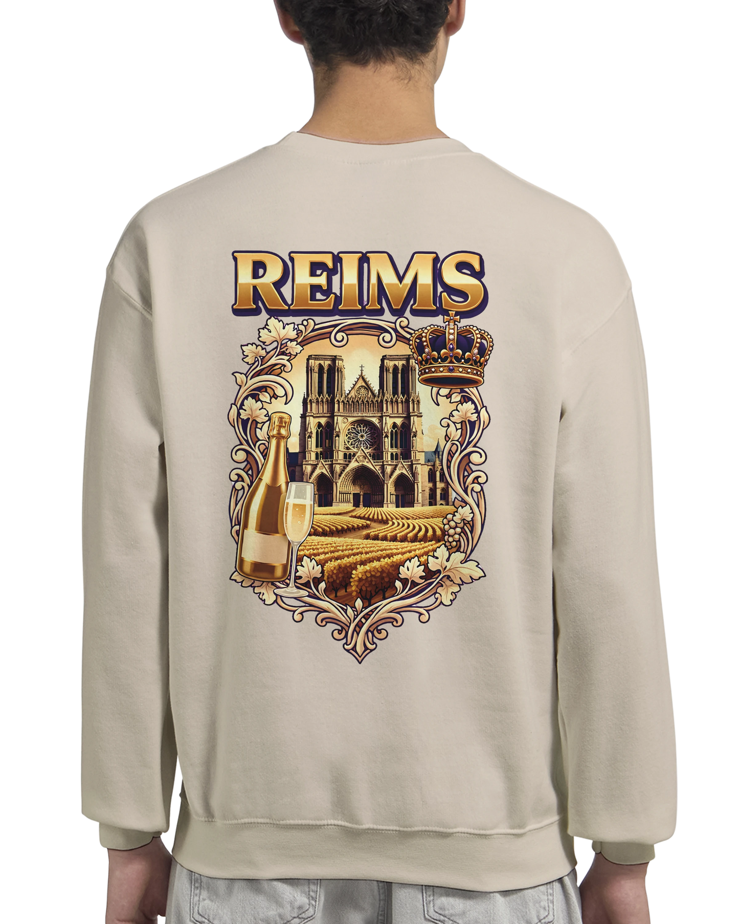 Sweat-shirt Reims Ville de France – Unisexe, Confort Classique