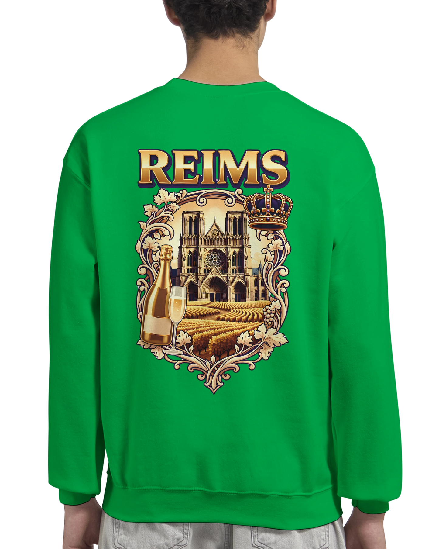 Sweat-shirt Reims Ville de France – Unisexe, Confort Classique