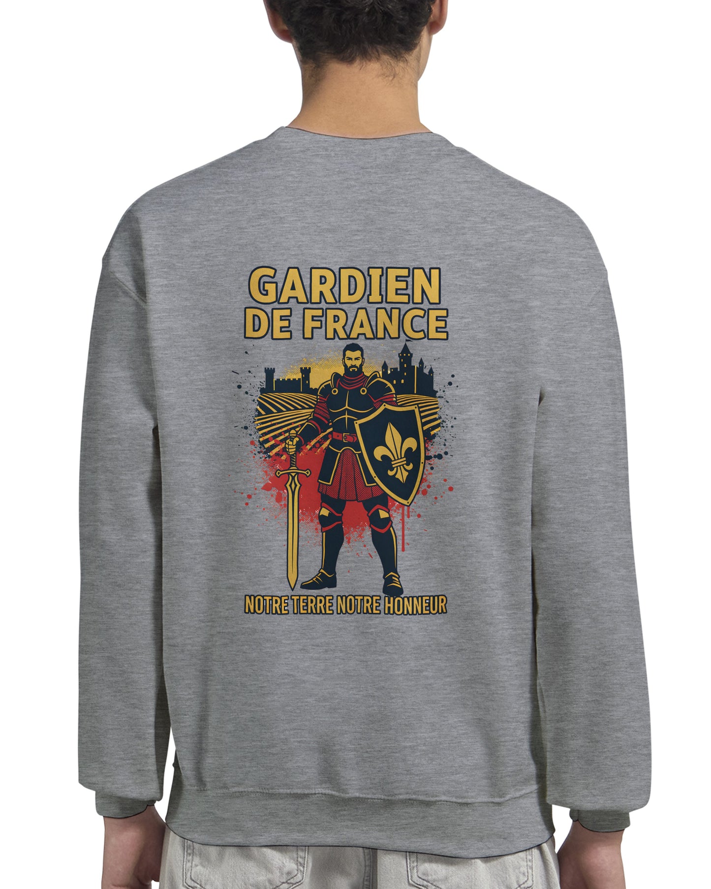 Men's France Goalkeeper Classic Crewneck Sweatshirt | Gildan® 18000