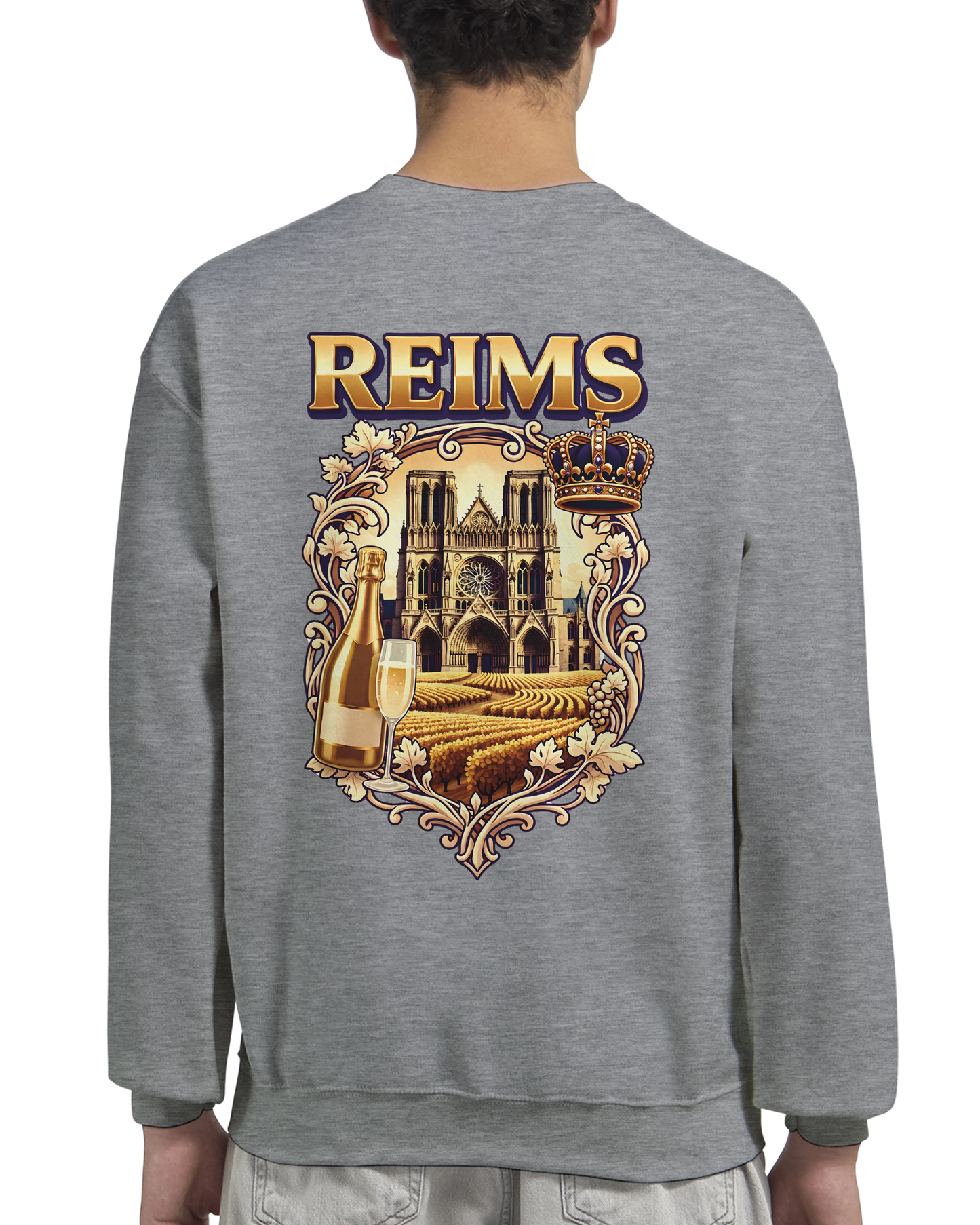 Sweat-shirt Reims Ville de France – Unisexe, Confort Classique