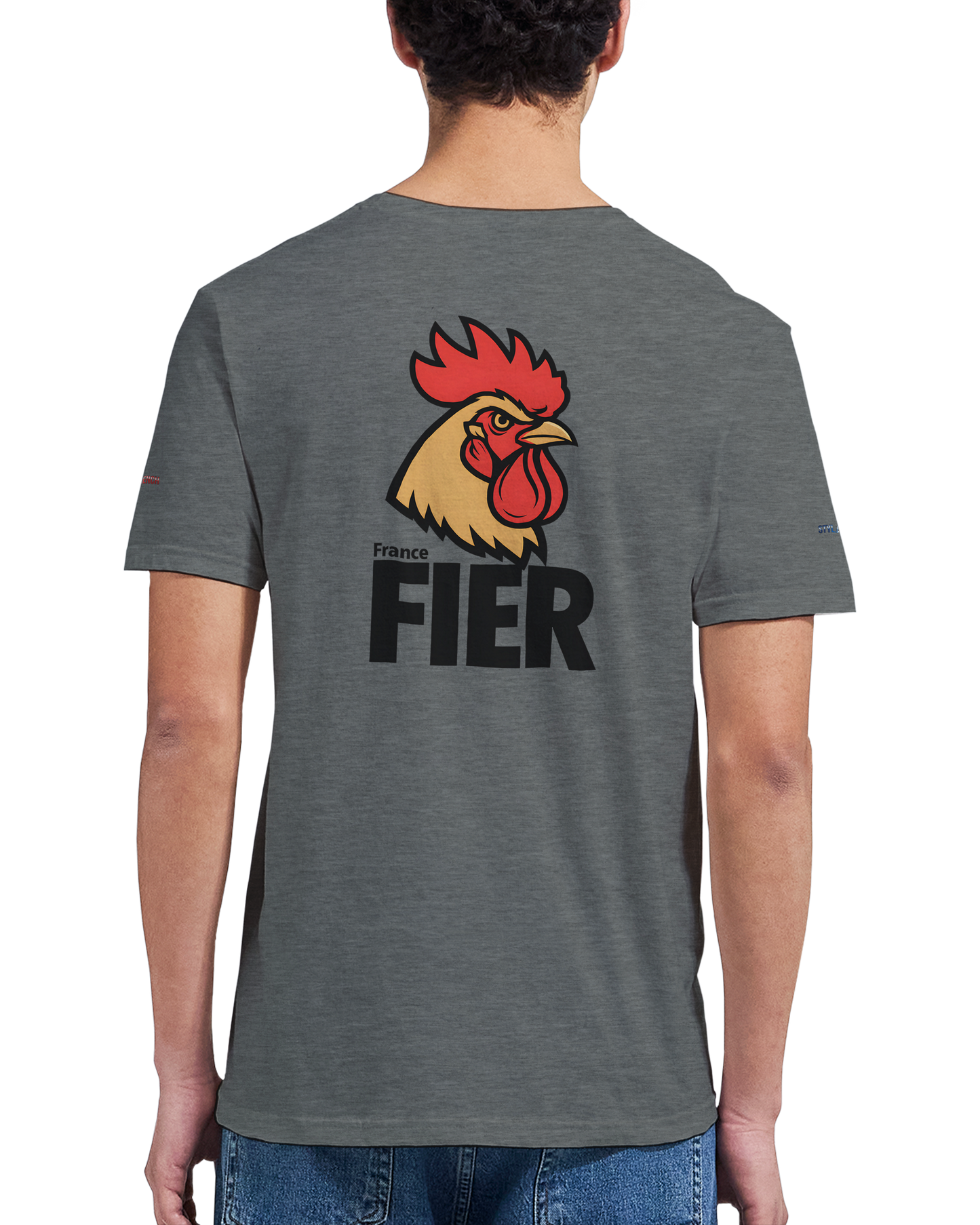 T-Shirt Herren Frankreich stolz klassischer Rundhalsausschnitt | Gildan® 64000