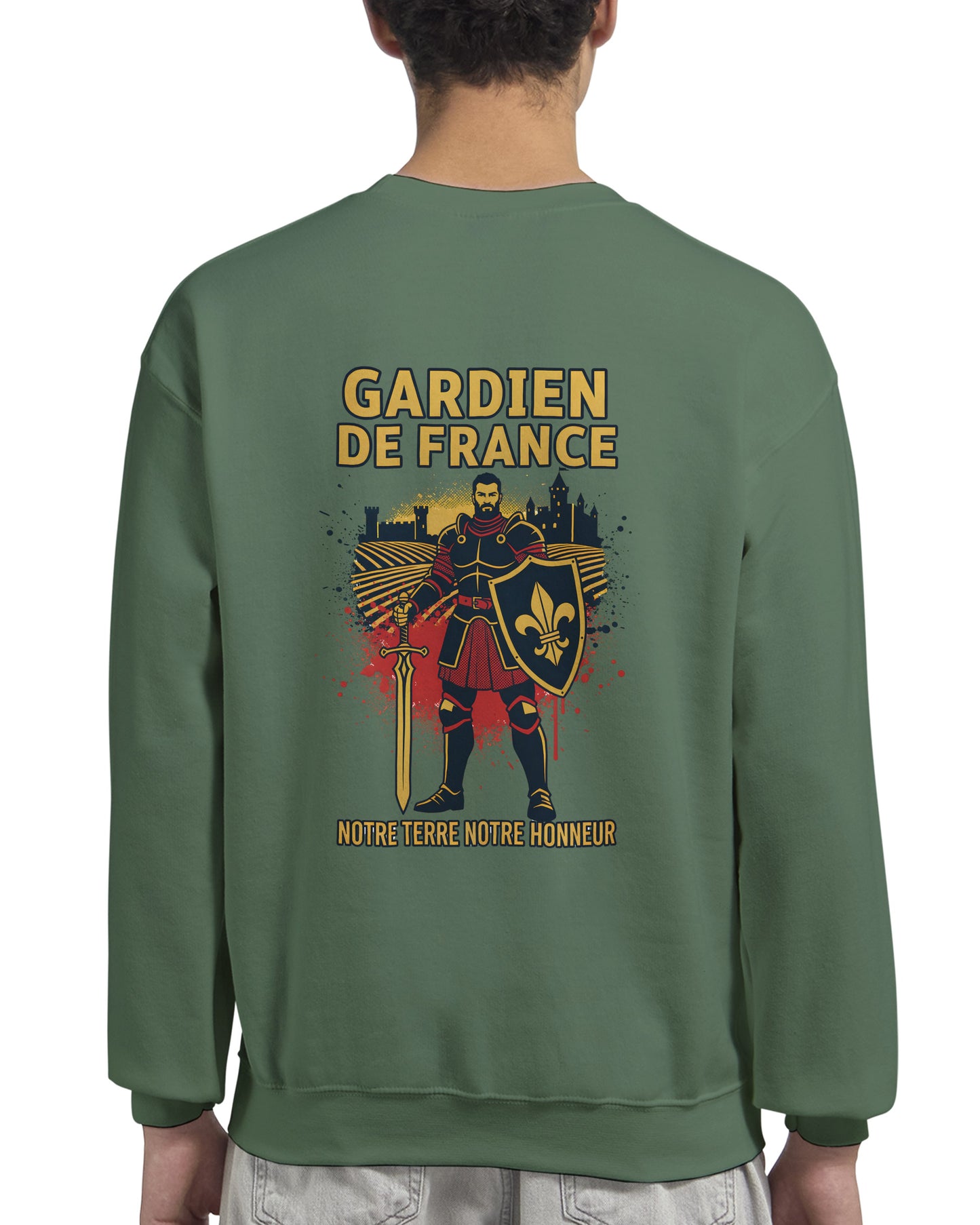 Men's France Goalkeeper Classic Crewneck Sweatshirt | Gildan® 18000