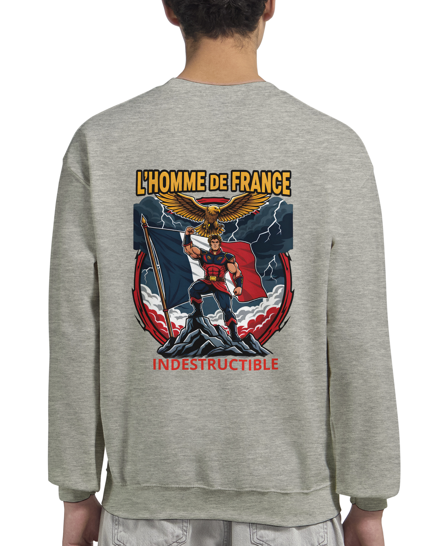 Men's French Classic Crewneck Sweatshirt | Gildan® 18000