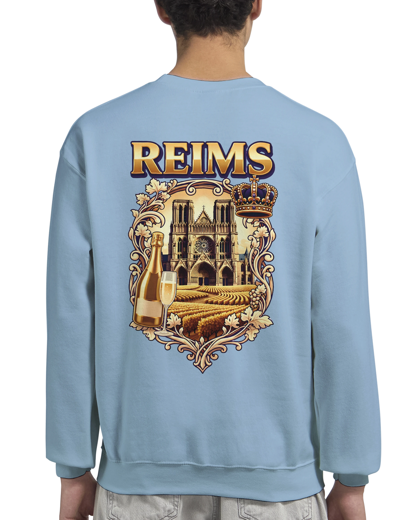 Sweat-shirt Reims Ville de France – Unisexe, Confort Classique