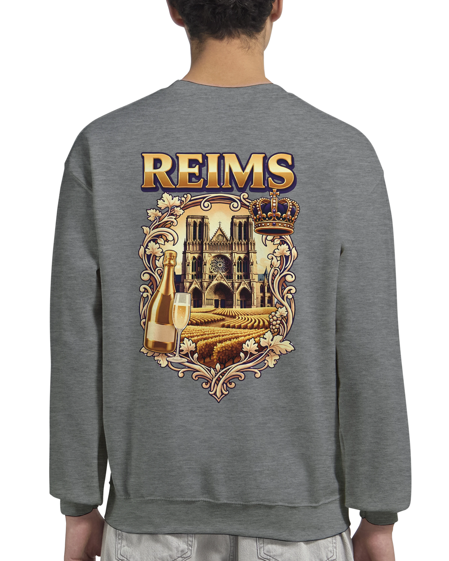 Sweat-shirt Reims Ville de France – Unisexe, Confort Classique