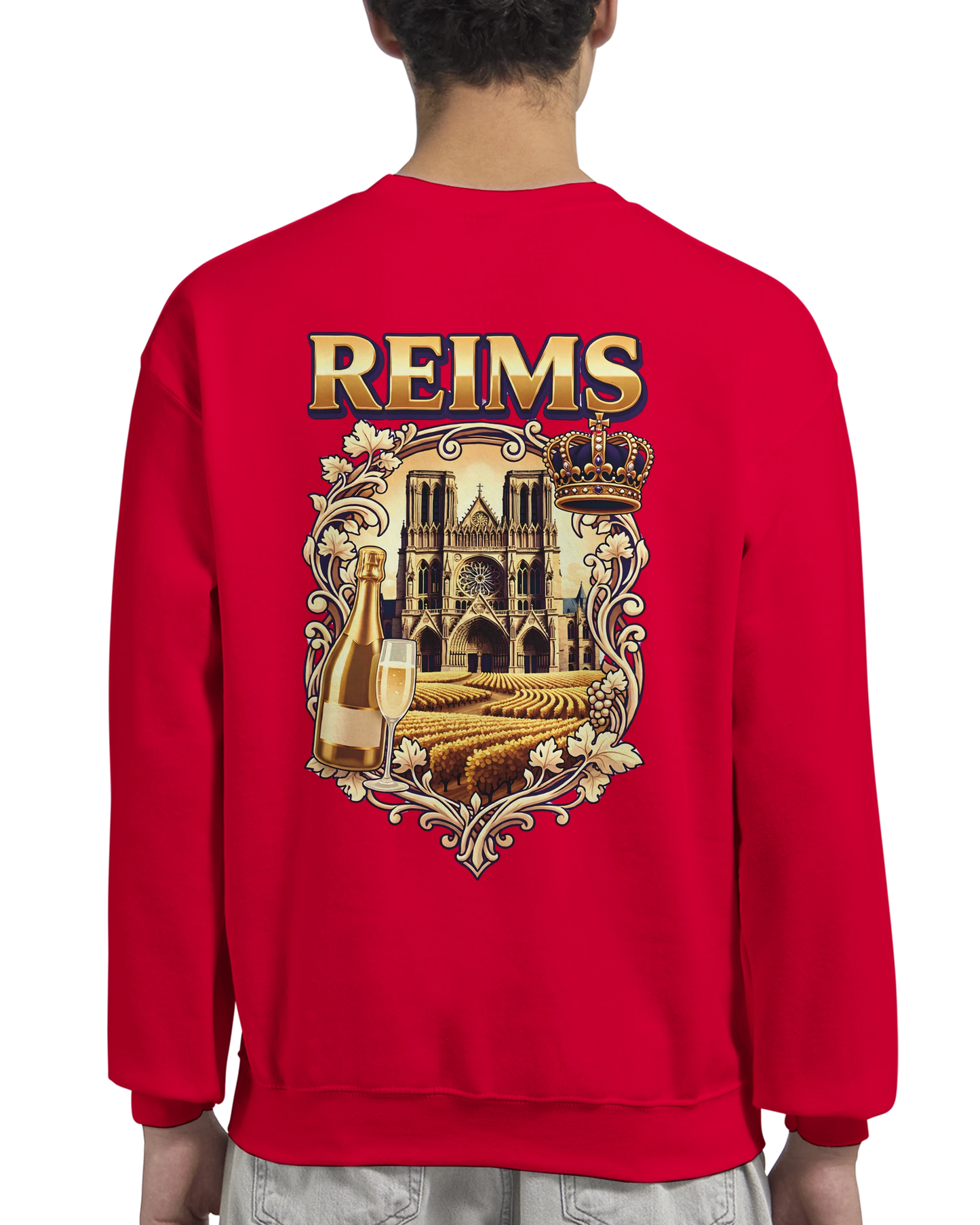 Sweat-shirt Reims Ville de France – Unisexe, Confort Classique