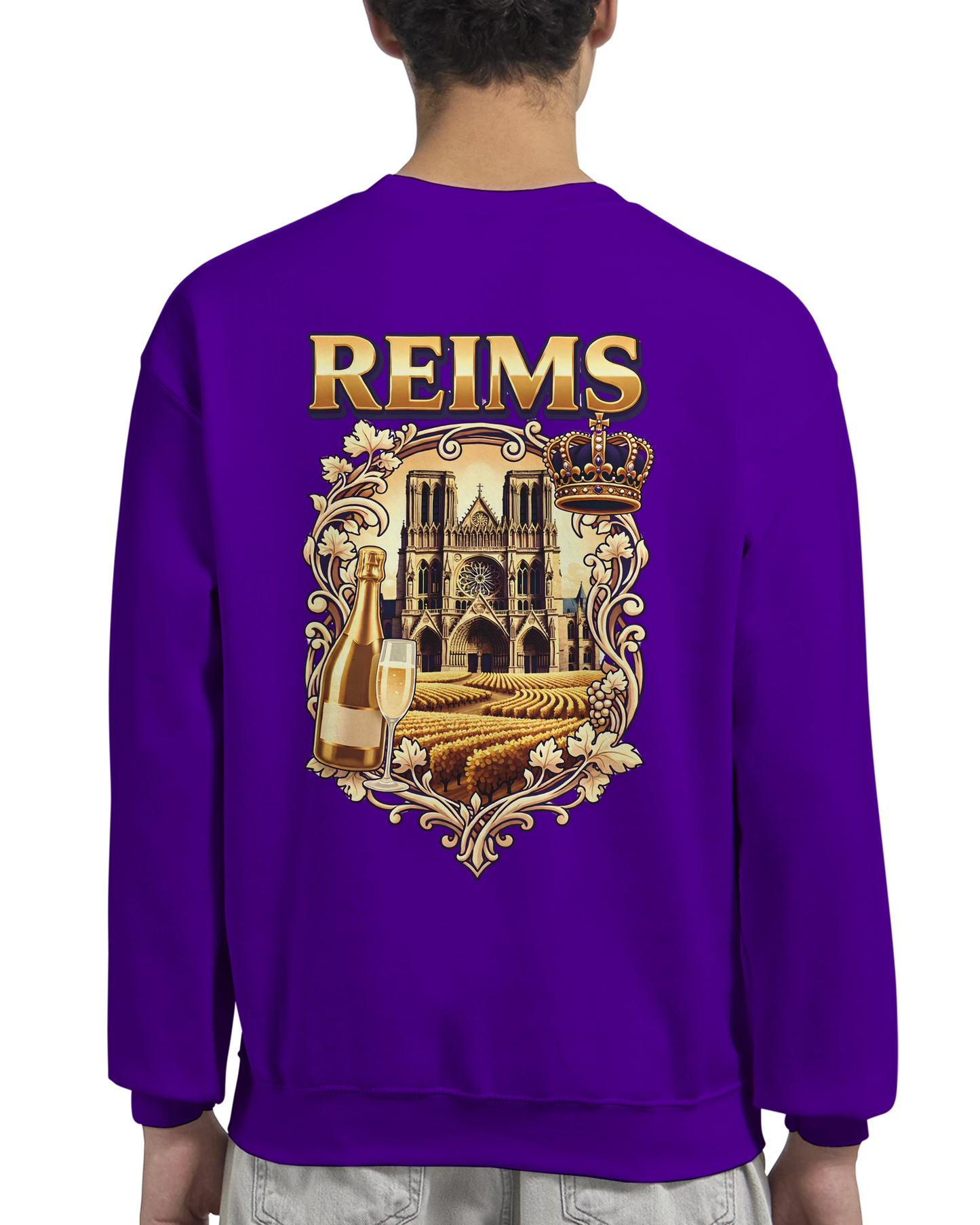 Sweat-shirt Reims Ville de France – Unisexe, Confort Classique