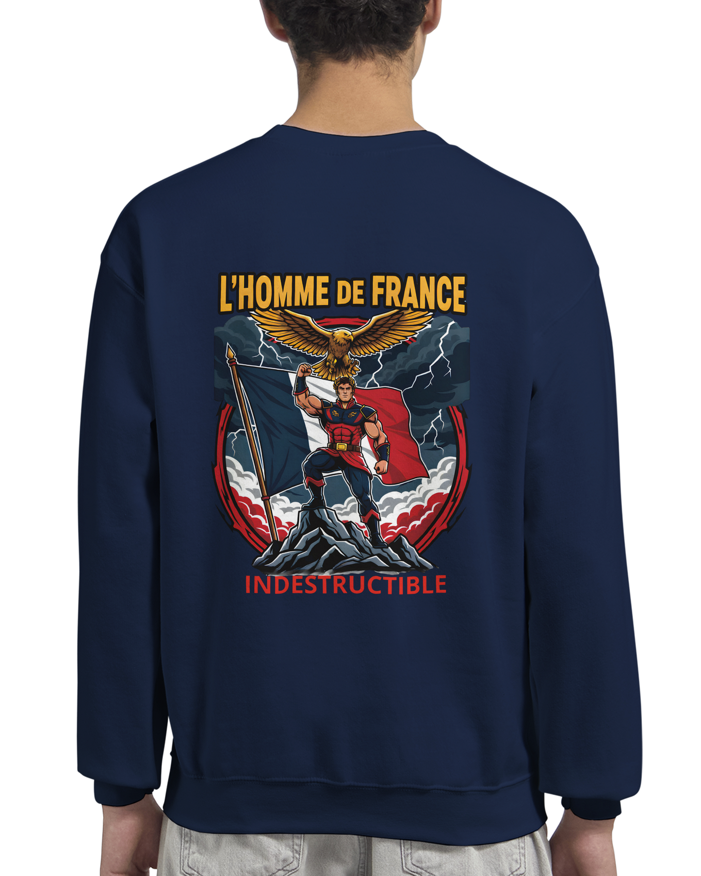 Men's French Classic Crewneck Sweatshirt | Gildan® 18000