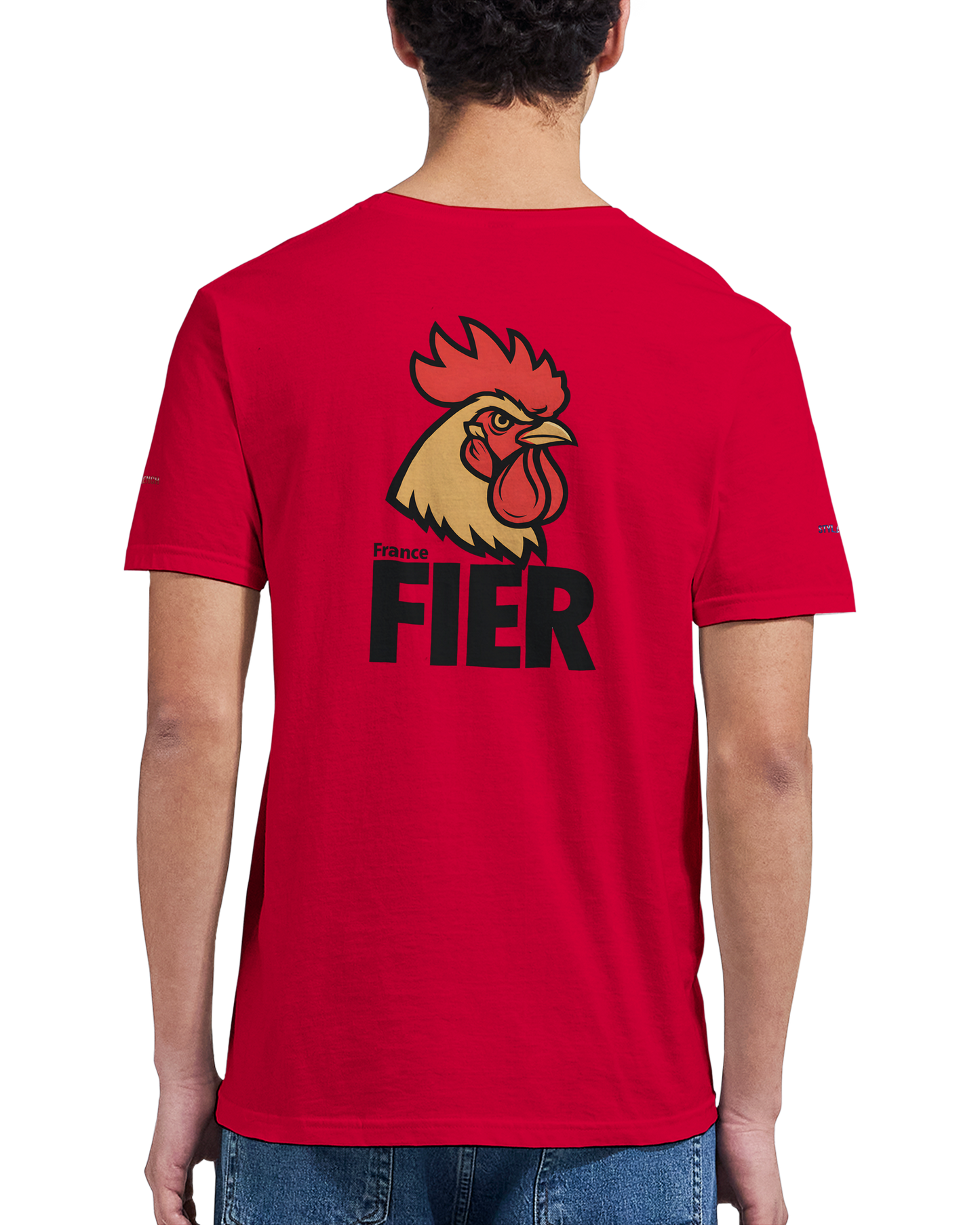 T-Shirt Herren Frankreich stolz klassischer Rundhalsausschnitt | Gildan® 64000