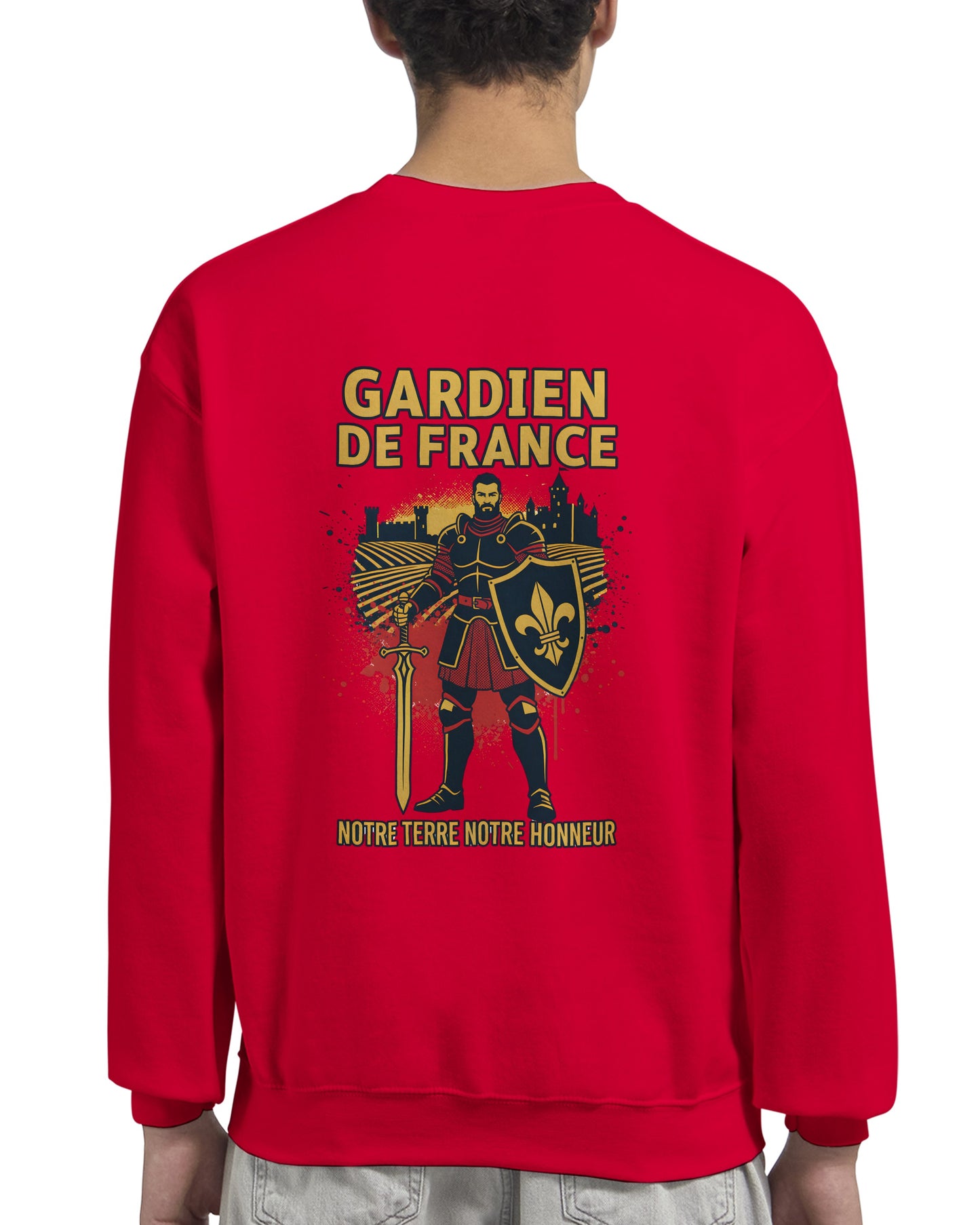 Men's France Goalkeeper Classic Crewneck Sweatshirt | Gildan® 18000