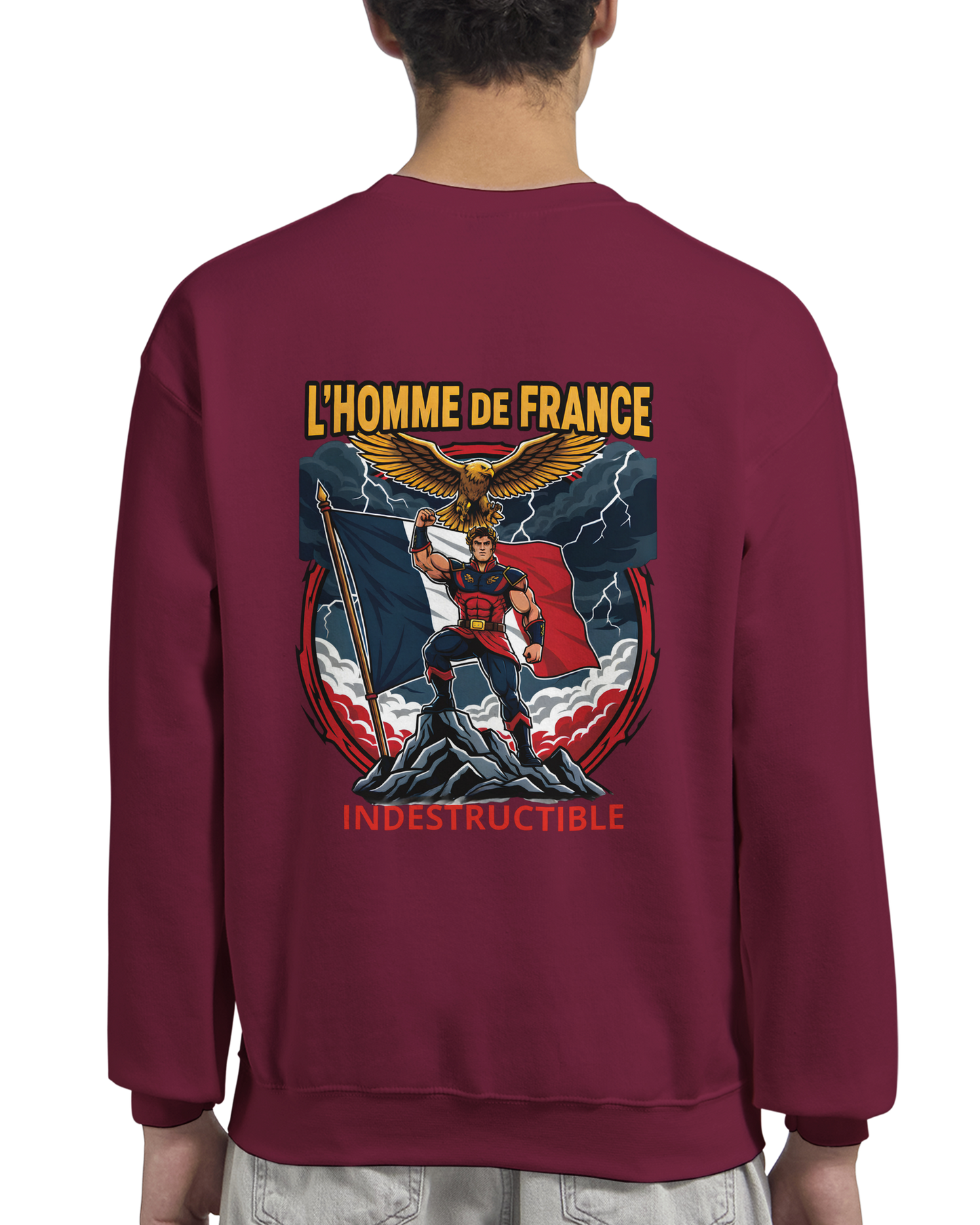 Men's French Classic Crewneck Sweatshirt | Gildan® 18000