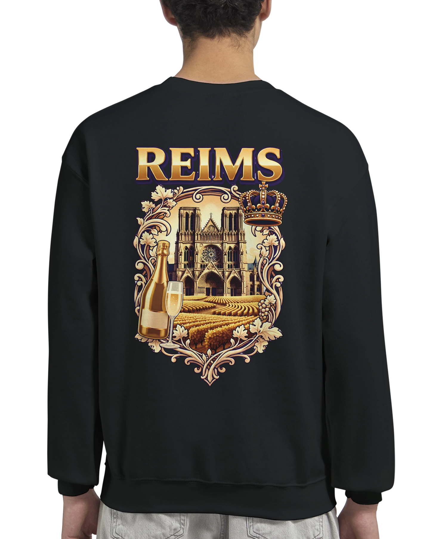 Sweat-shirt Reims Ville de France – Unisexe, Confort Classique