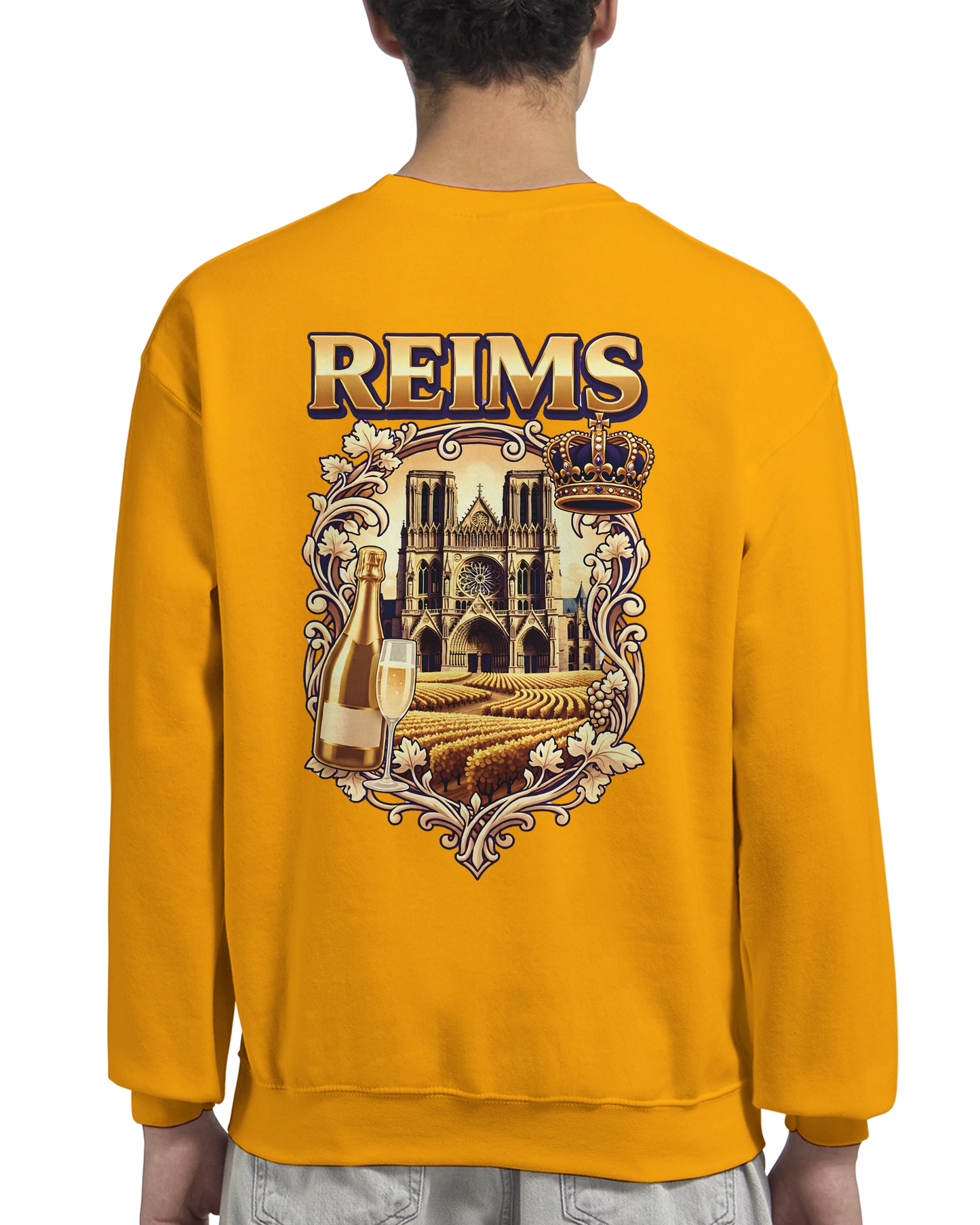 Sweat-shirt Reims Ville de France – Unisexe, Confort Classique
