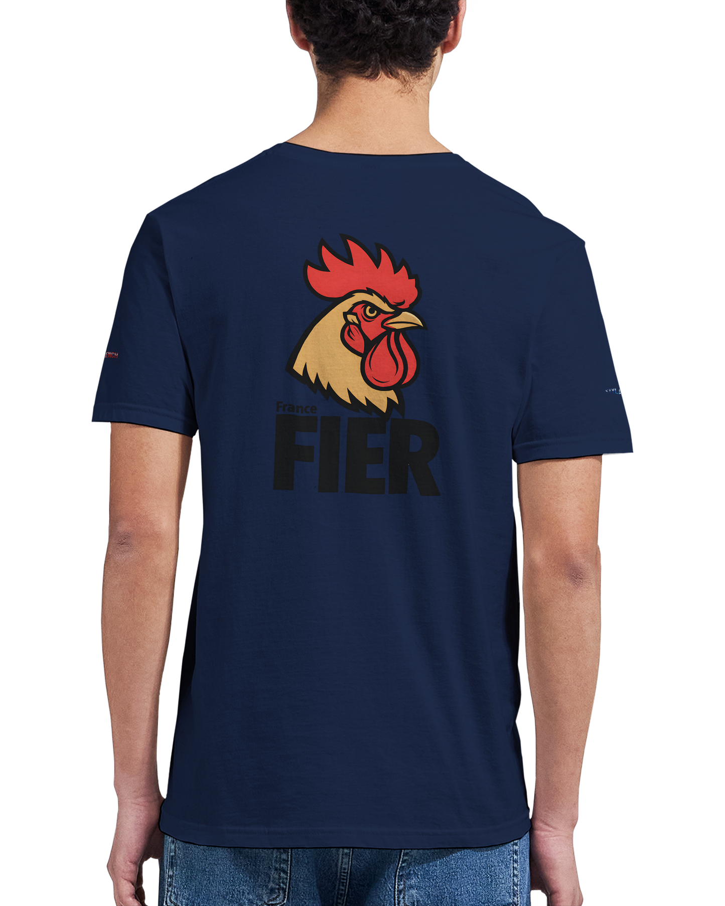 T-Shirt Herren Frankreich stolz klassischer Rundhalsausschnitt | Gildan® 64000