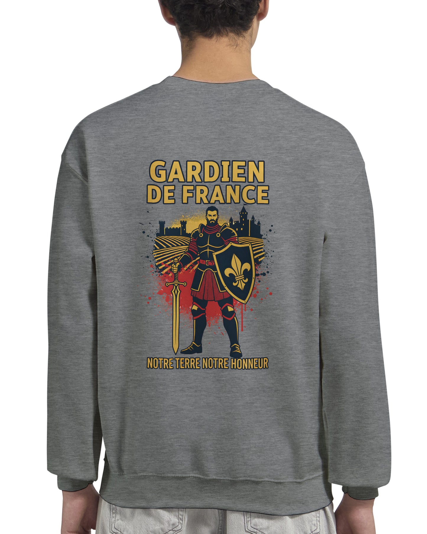 Men's France Goalkeeper Classic Crewneck Sweatshirt | Gildan® 18000