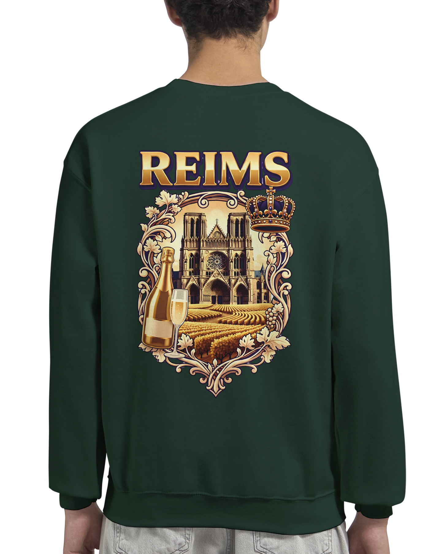 Sweat-shirt Reims Ville de France – Unisexe, Confort Classique