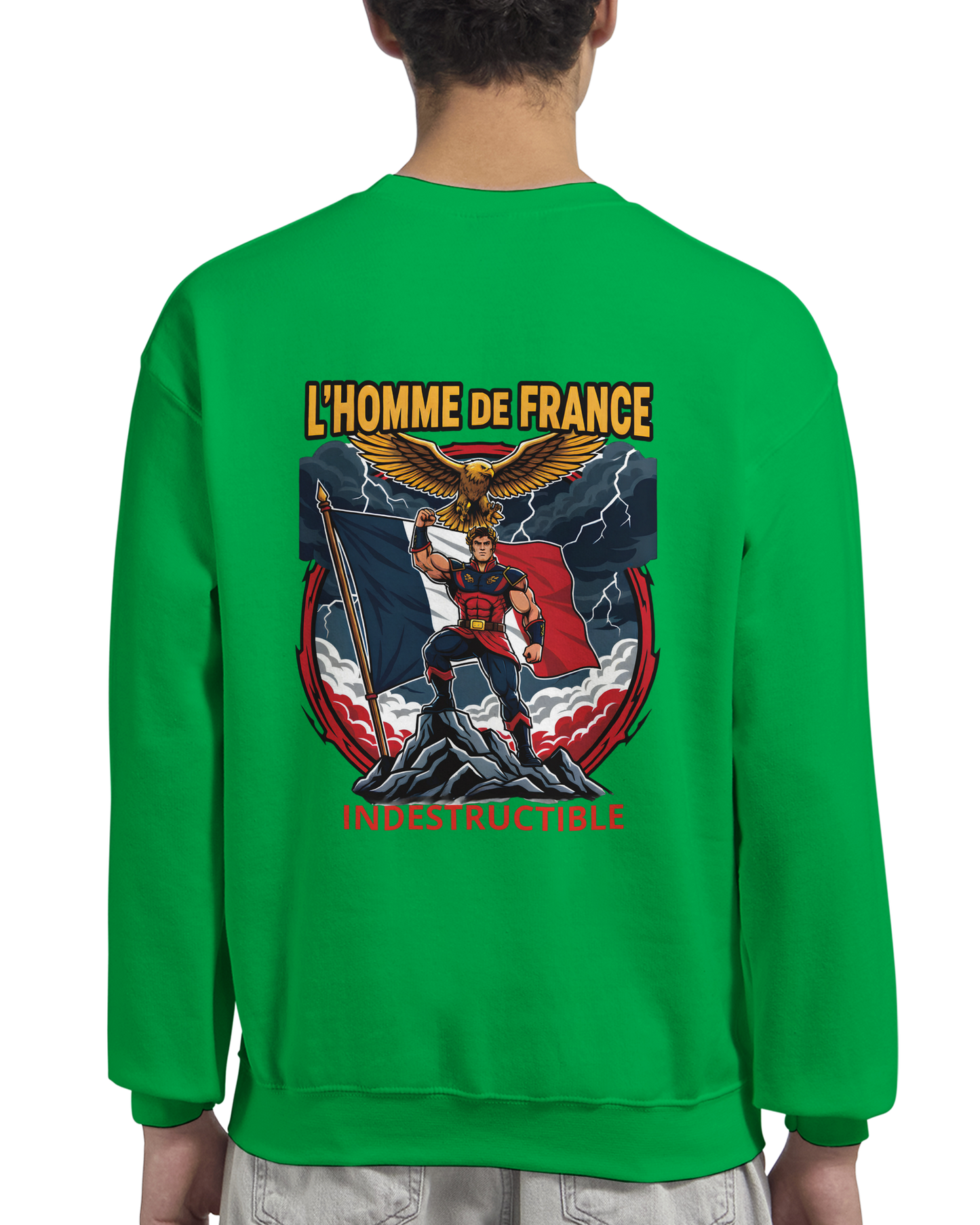 Men's French Classic Crewneck Sweatshirt | Gildan® 18000
