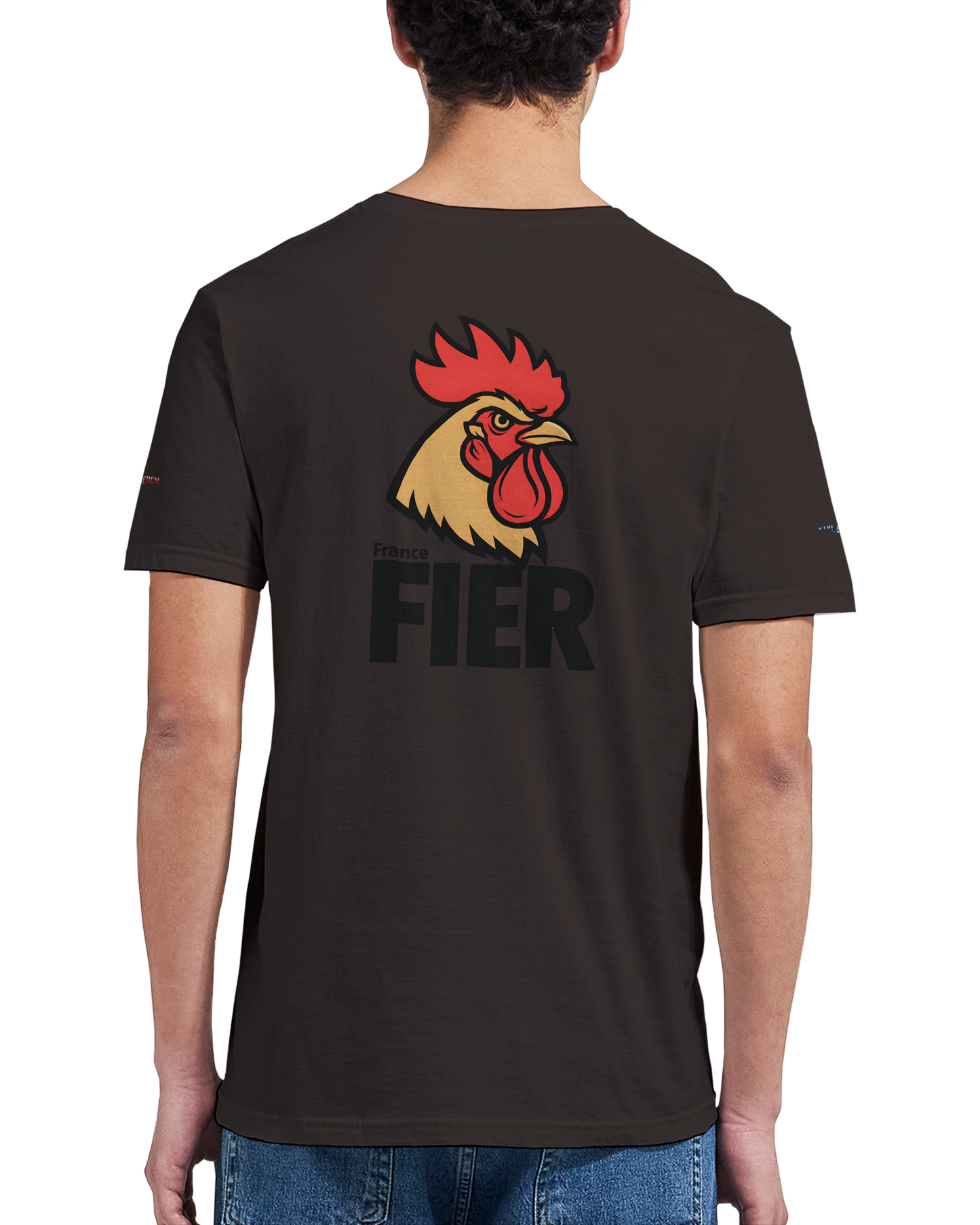 T-Shirt Herren Frankreich stolz klassischer Rundhalsausschnitt | Gildan® 64000