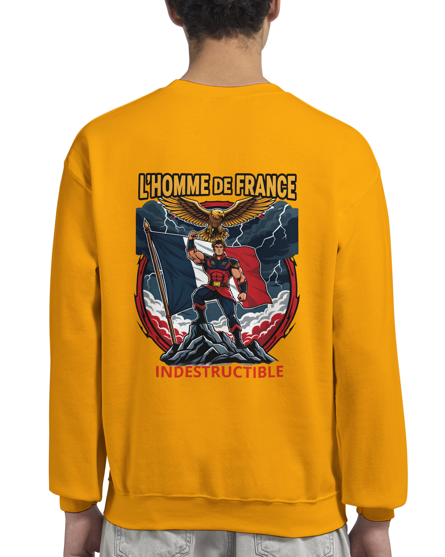 Men's French Classic Crewneck Sweatshirt | Gildan® 18000