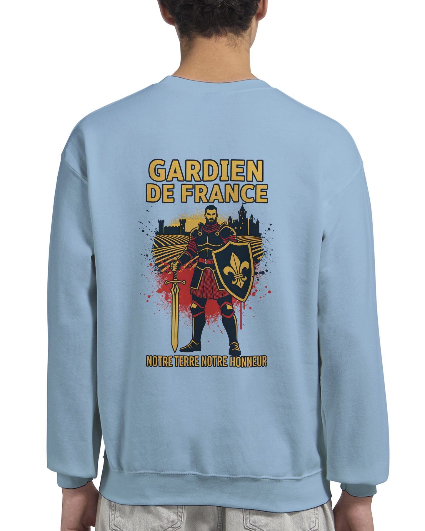 Men's France Goalkeeper Classic Crewneck Sweatshirt | Gildan® 18000