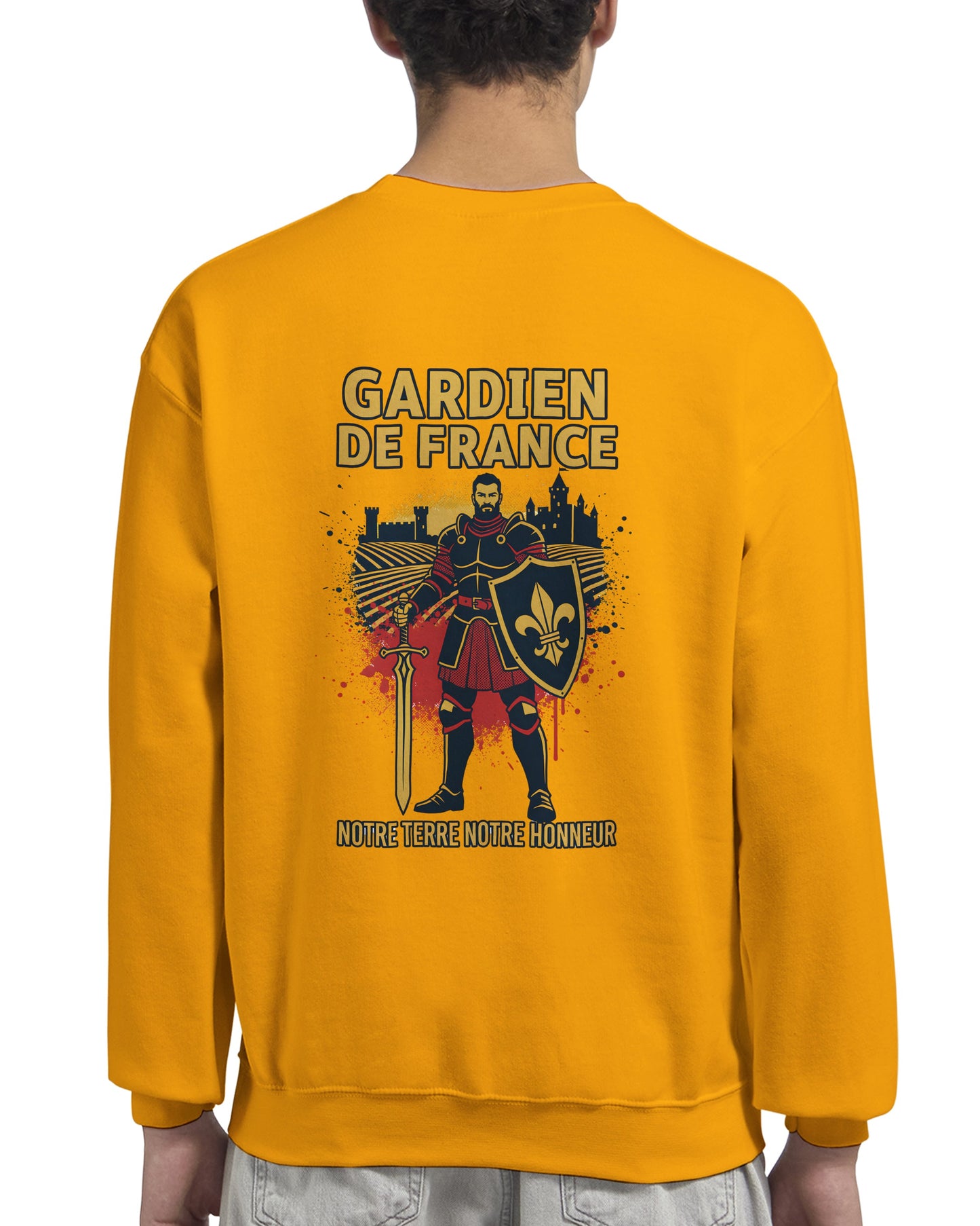 Men's France Goalkeeper Classic Crewneck Sweatshirt | Gildan® 18000