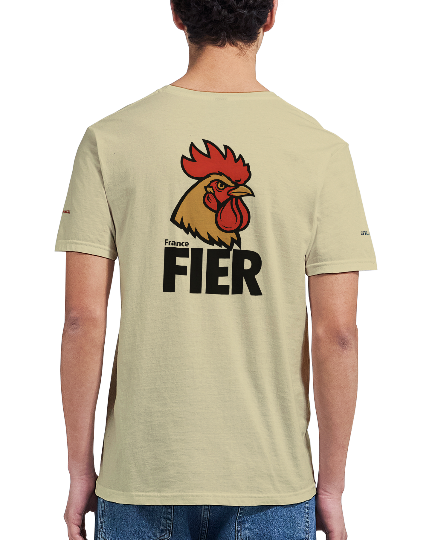 T-Shirt Herren Frankreich stolz klassischer Rundhalsausschnitt | Gildan® 64000