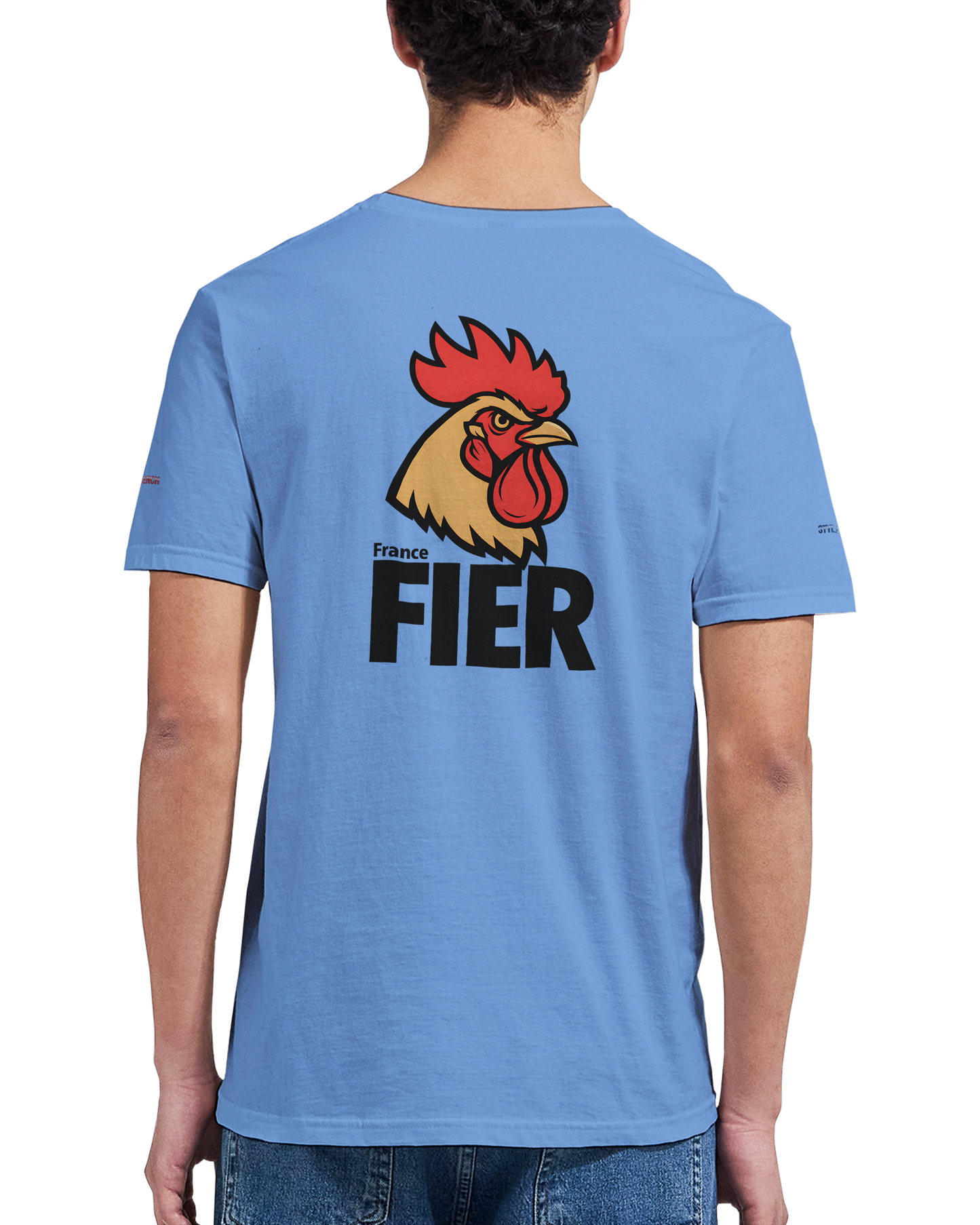T-Shirt Herren Frankreich stolz klassischer Rundhalsausschnitt | Gildan® 64000