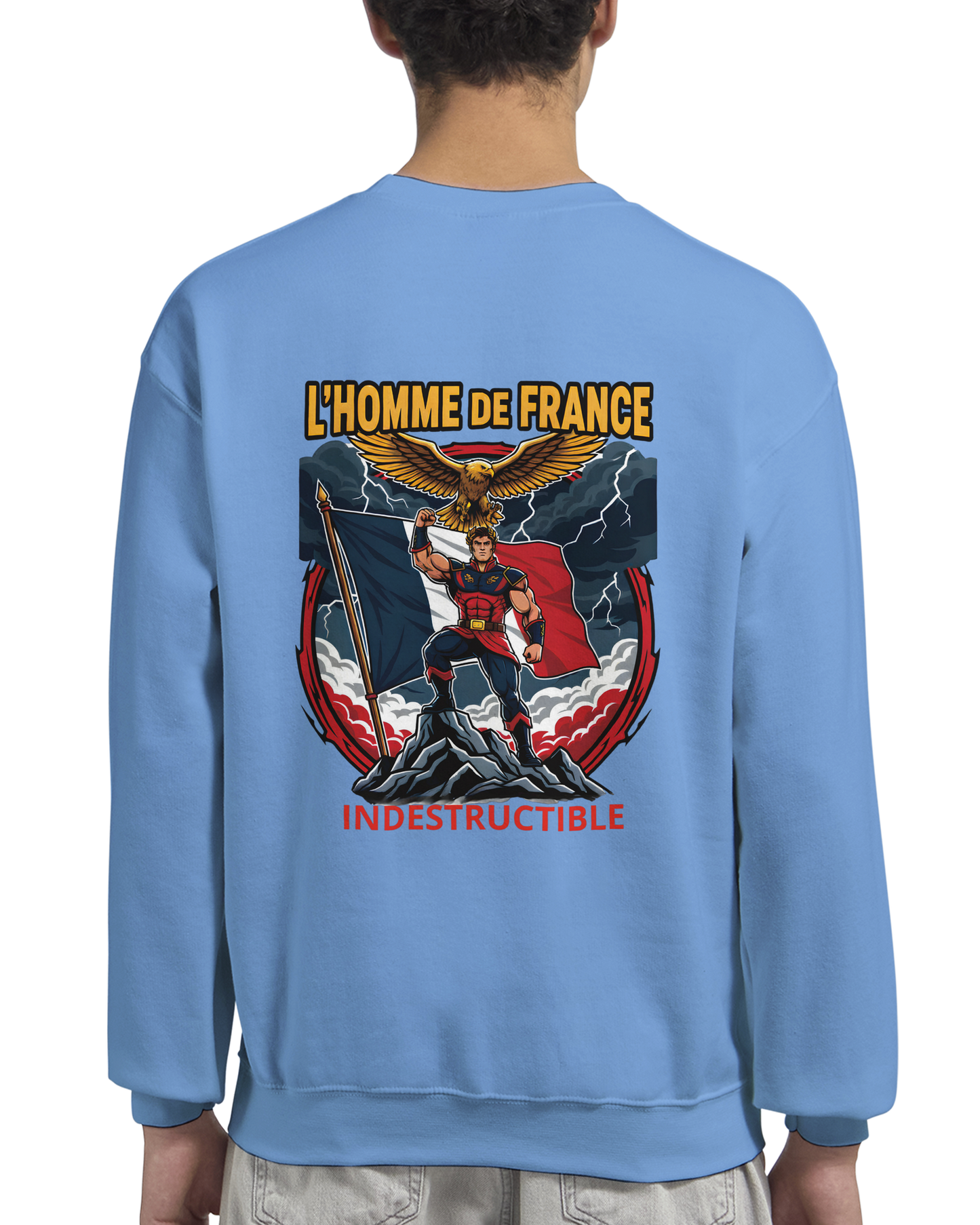 Men's French Classic Crewneck Sweatshirt | Gildan® 18000
