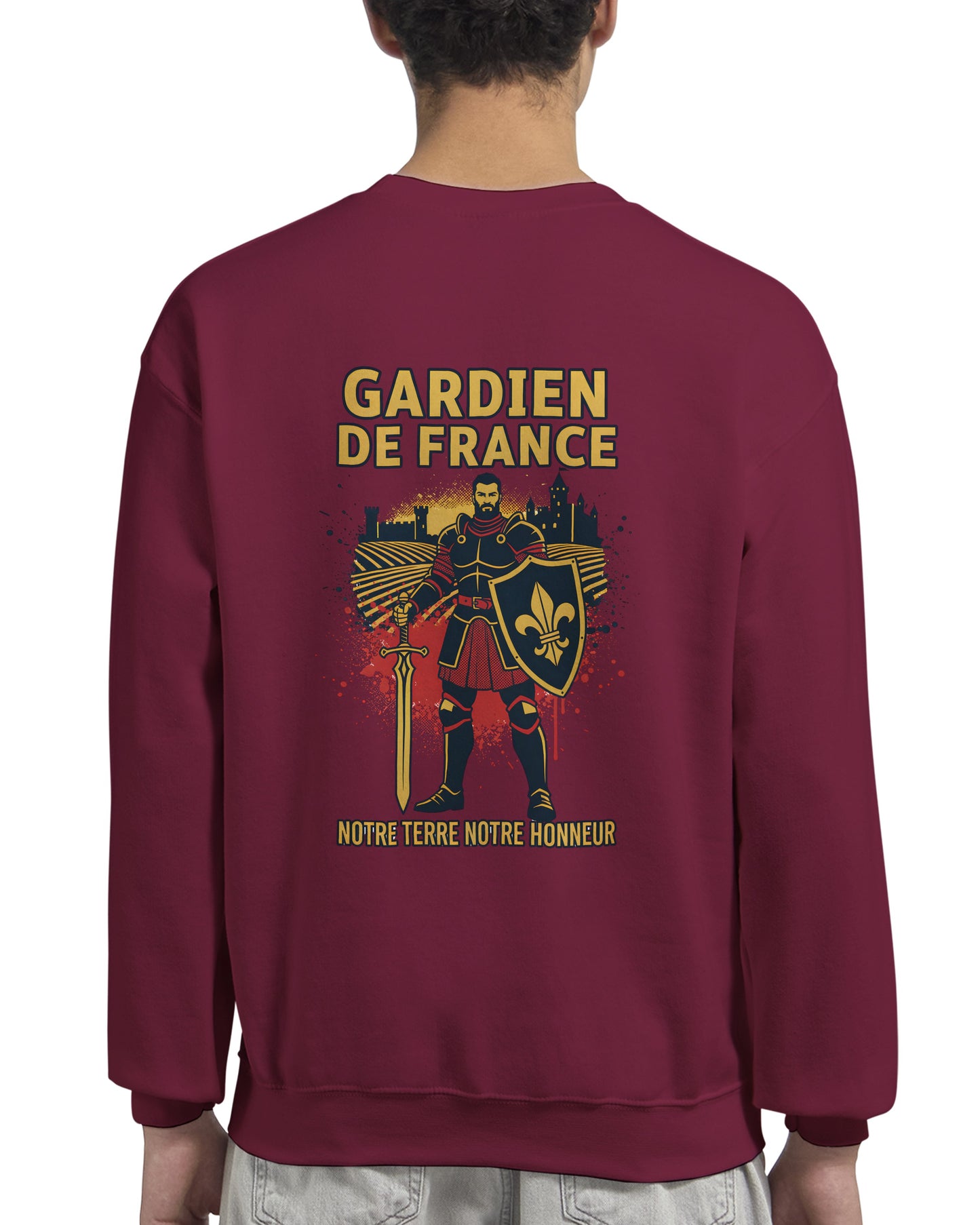 Men's France Goalkeeper Classic Crewneck Sweatshirt | Gildan® 18000