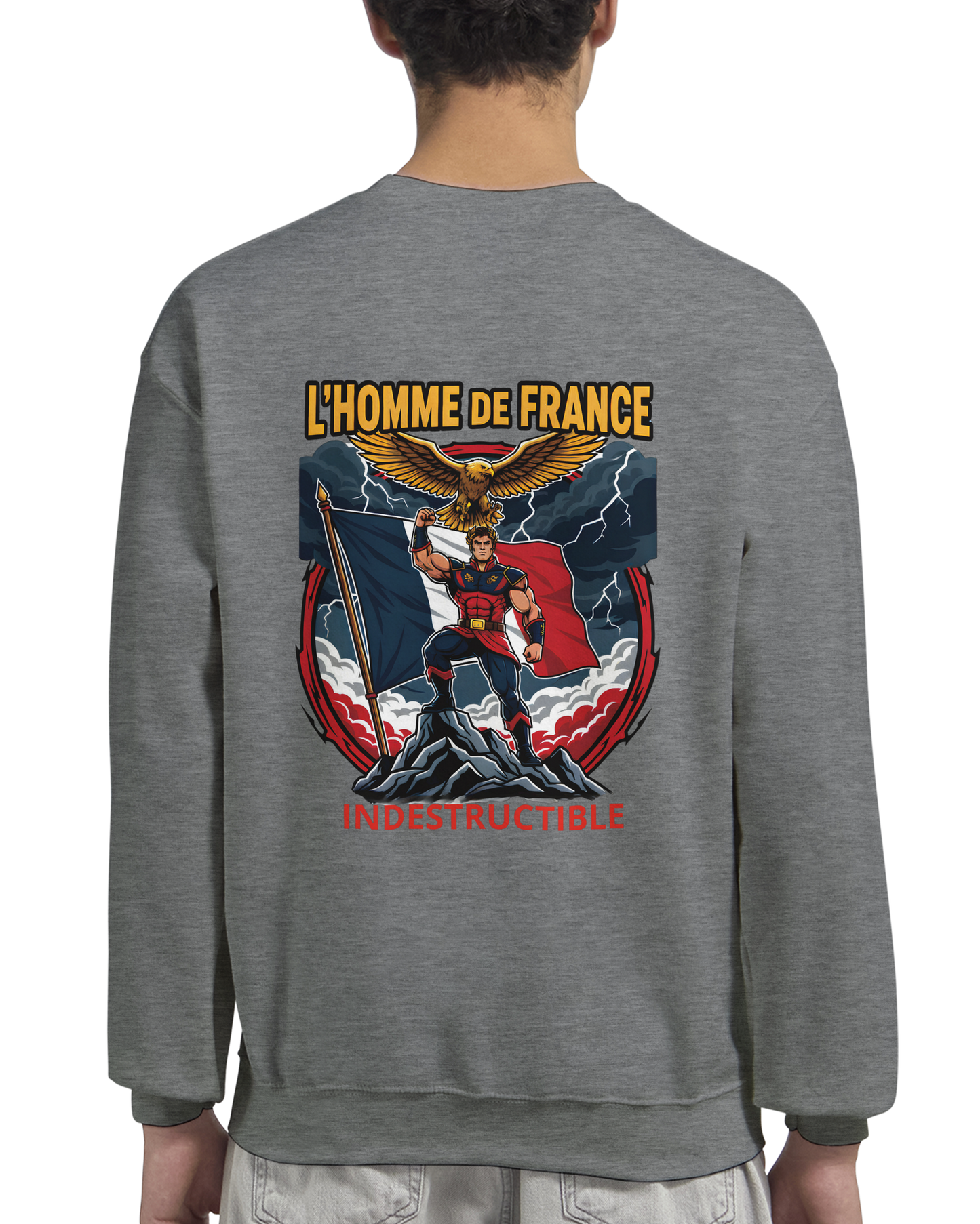 Men's French Classic Crewneck Sweatshirt | Gildan® 18000
