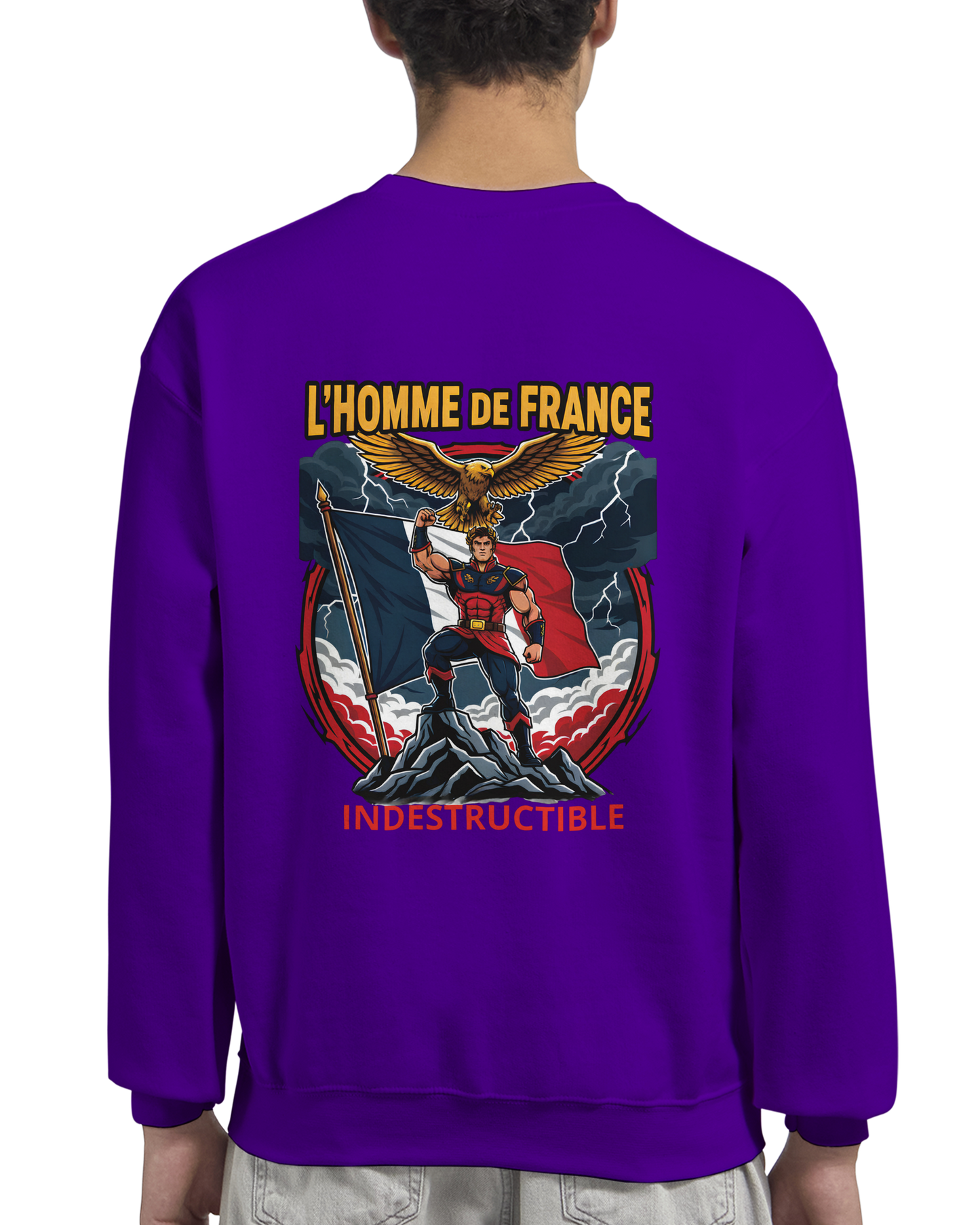 Men's French Classic Crewneck Sweatshirt | Gildan® 18000