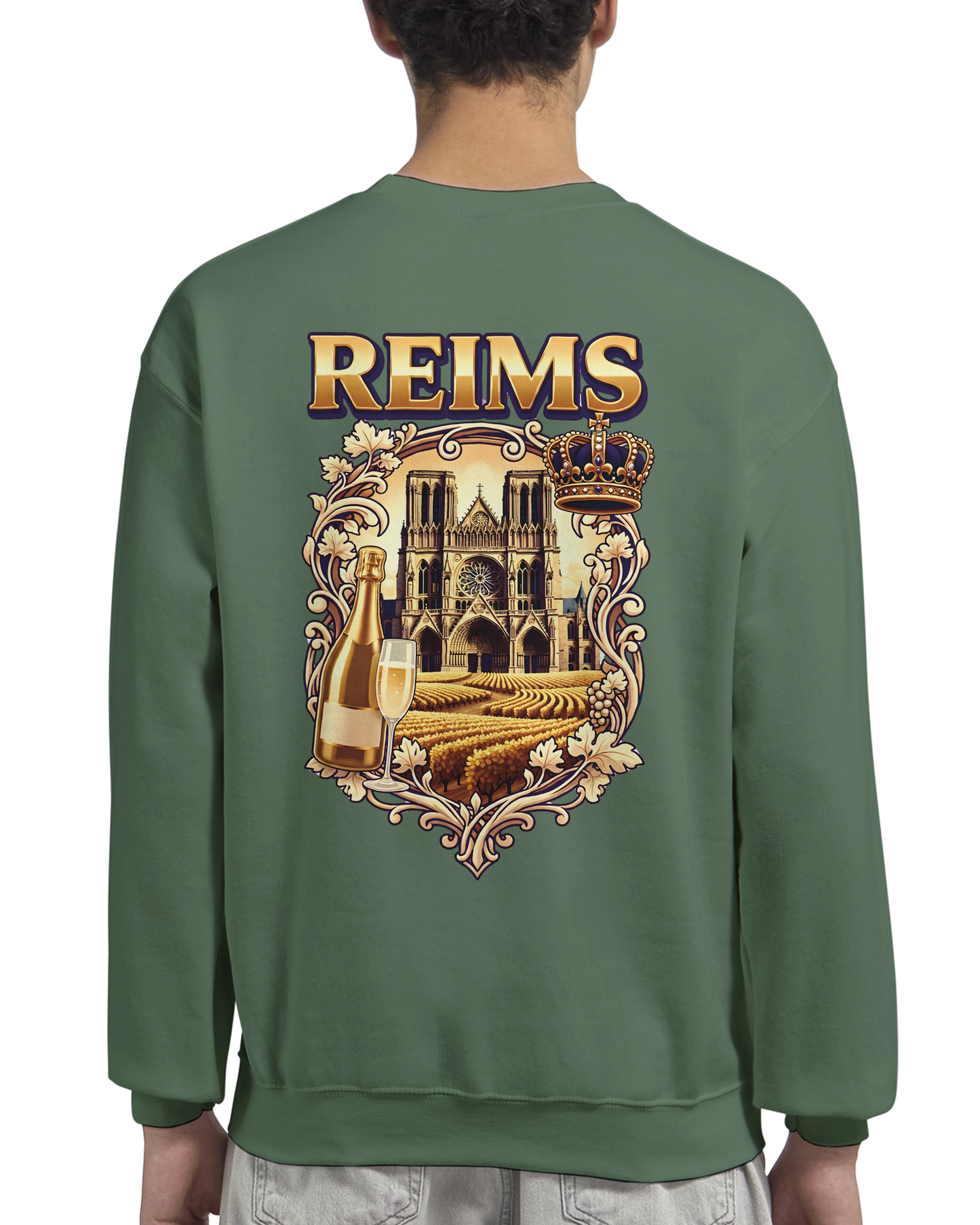 Sweat-shirt Reims Ville de France – Unisexe, Confort Classique