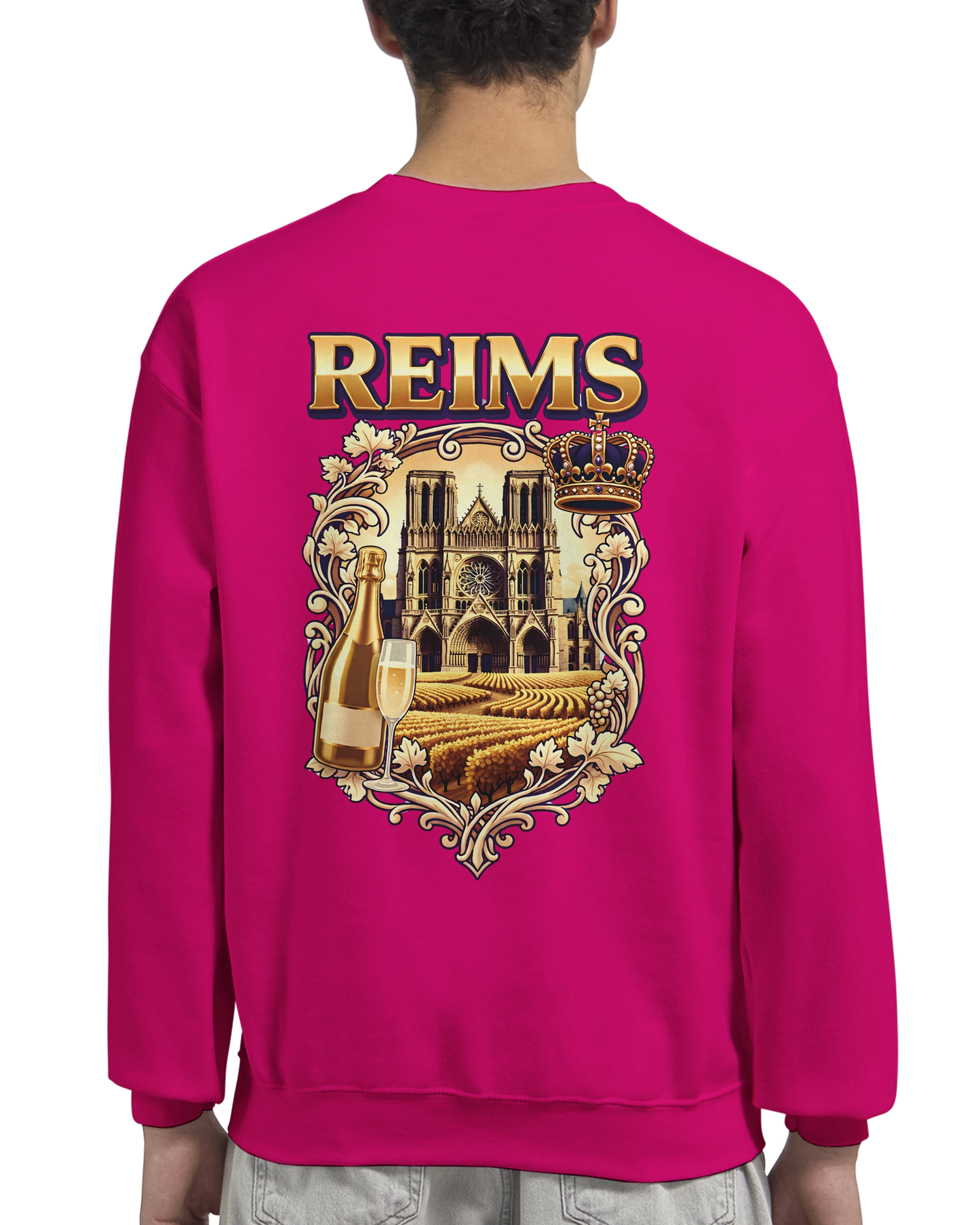 Sweat-shirt Reims Ville de France – Unisexe, Confort Classique