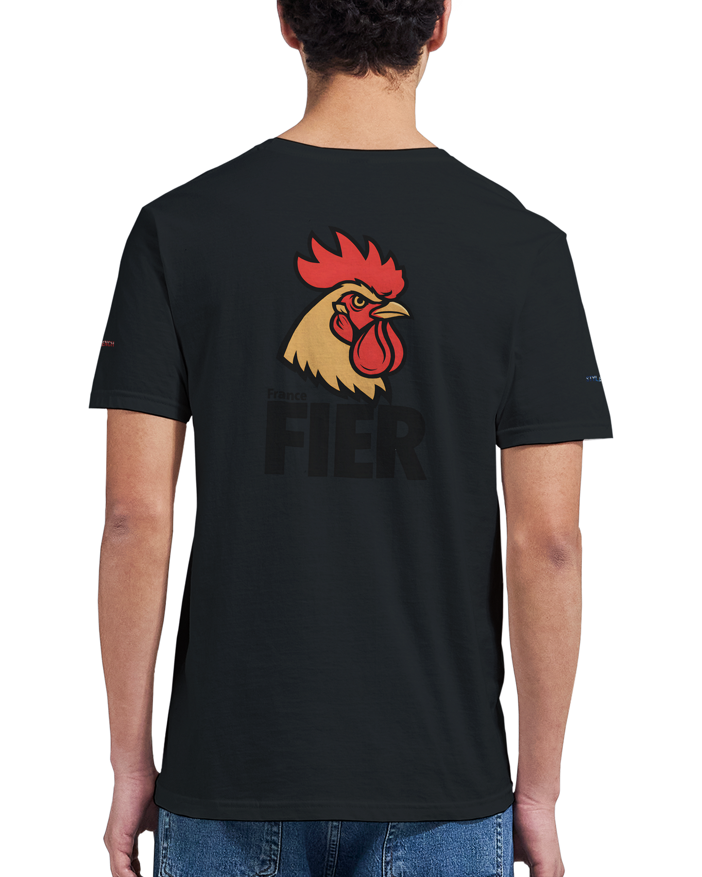 T-Shirt Herren Frankreich stolz klassischer Rundhalsausschnitt | Gildan® 64000